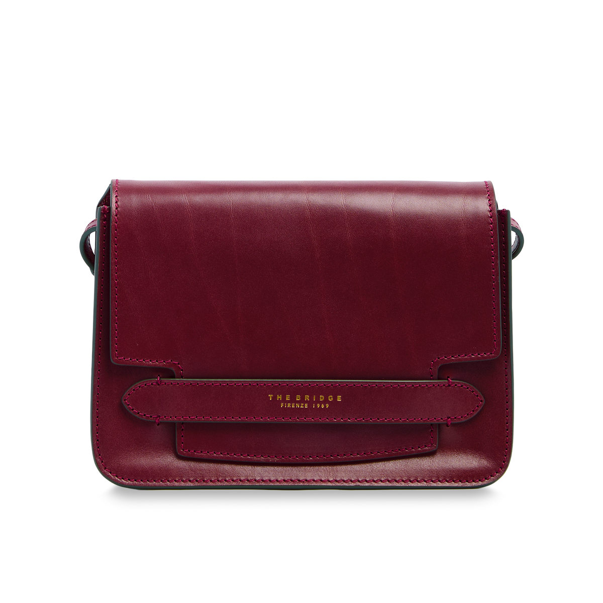 The Bridge LUCREZIA - Leather Crossbody Bag Medium