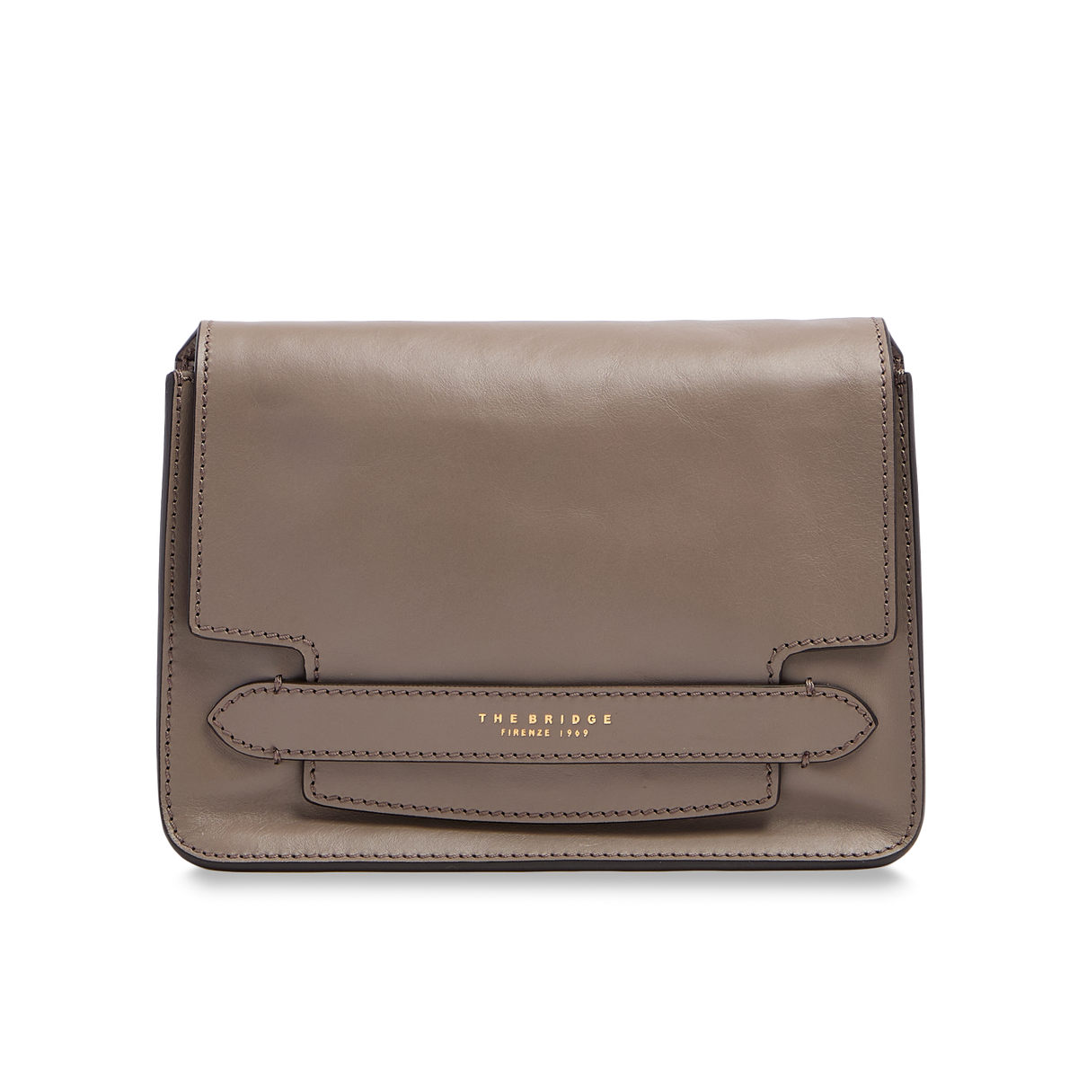 The Bridge LUCREZIA - Leather Crossbody Bag Medium