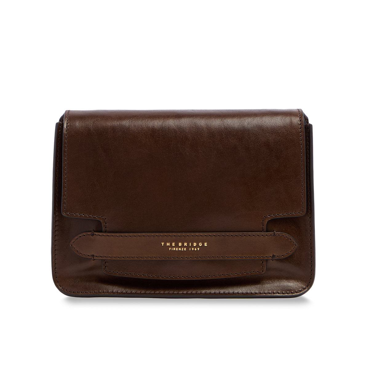 The Bridge LUCREZIA - Leather Crossbody Bag Medium