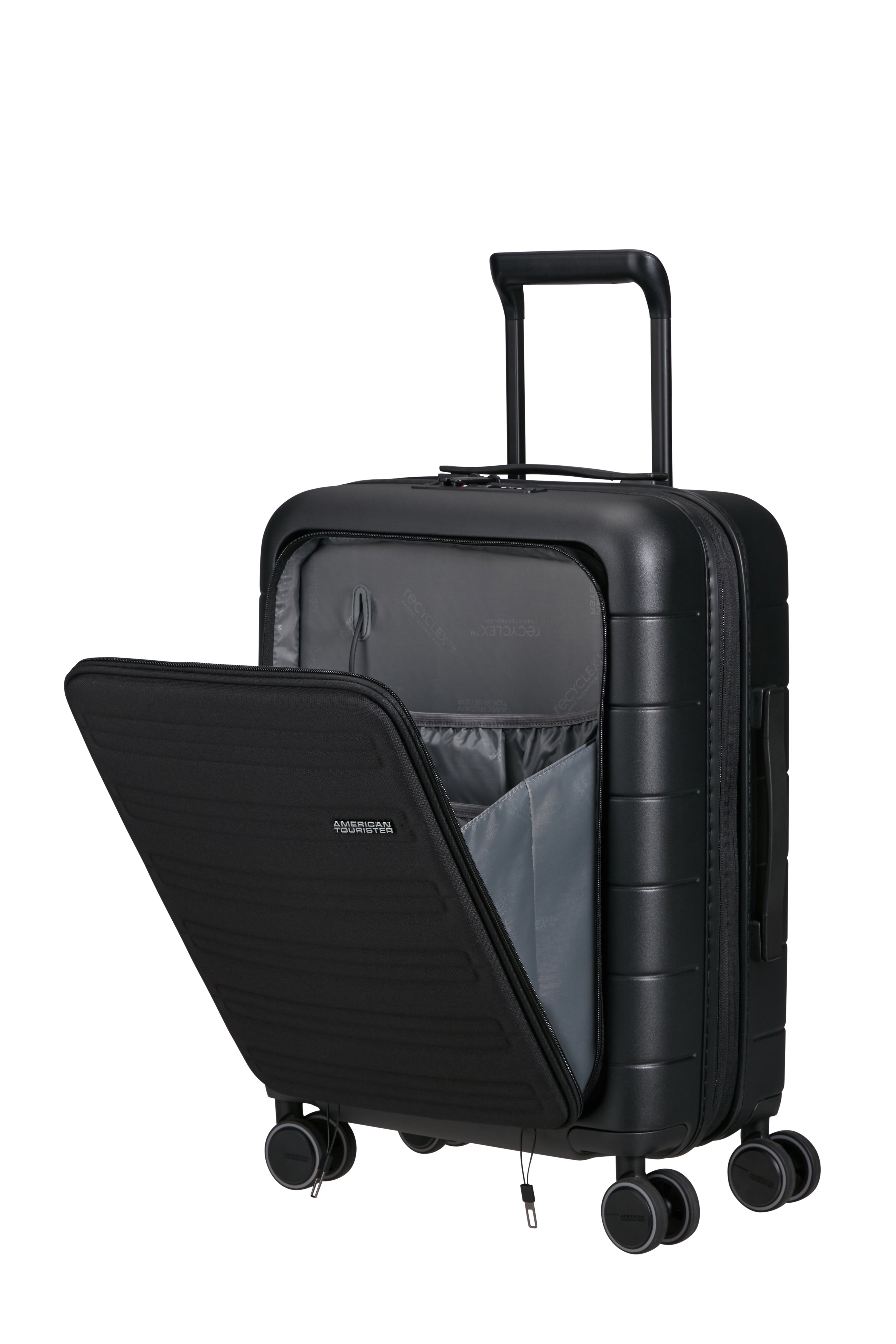 American Tourister Spinner Novastream Cabin EXP 55cm - Front Pocket