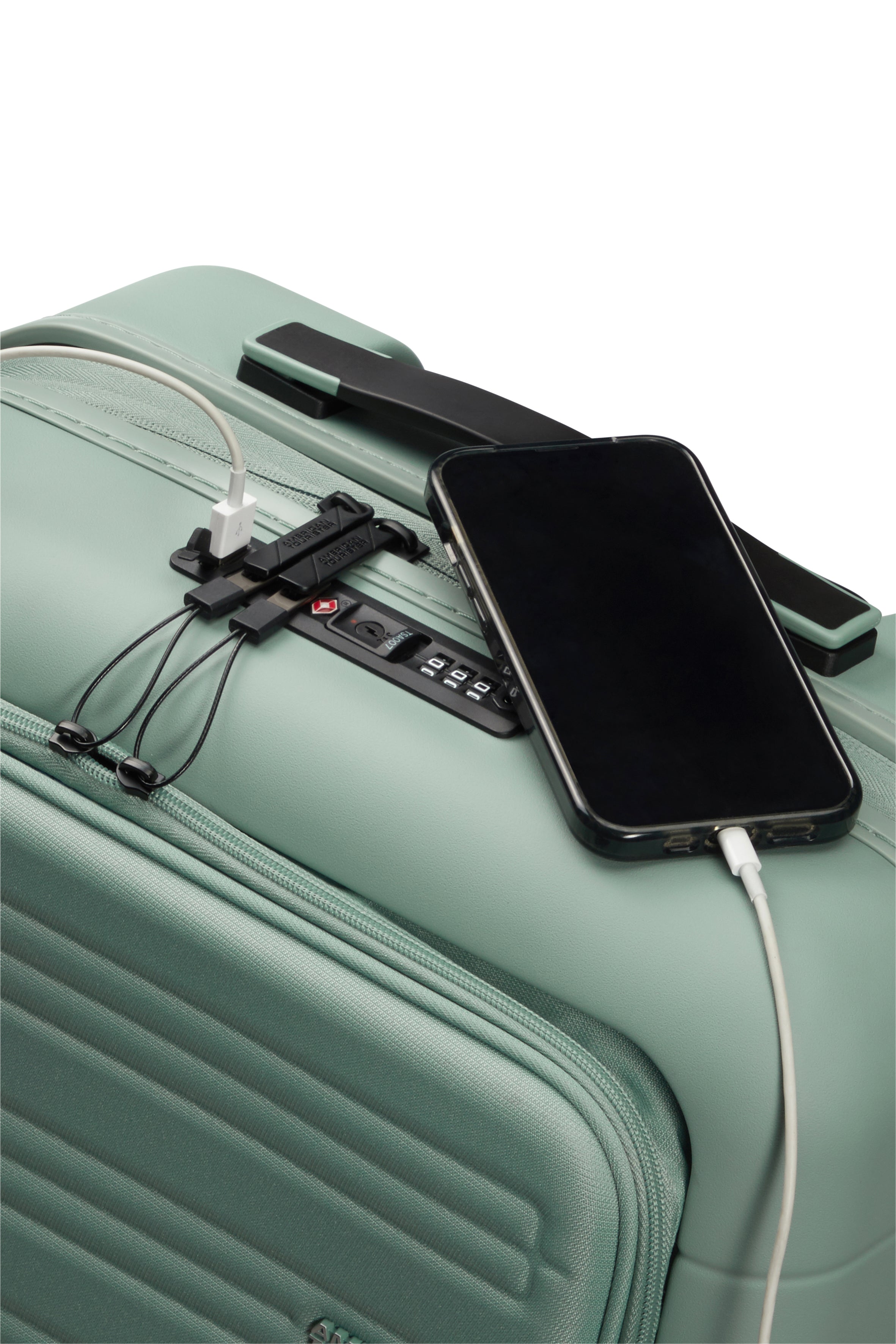 American Tourister Spinner Novastream Cabin EXP 55cm - Front Pocket
