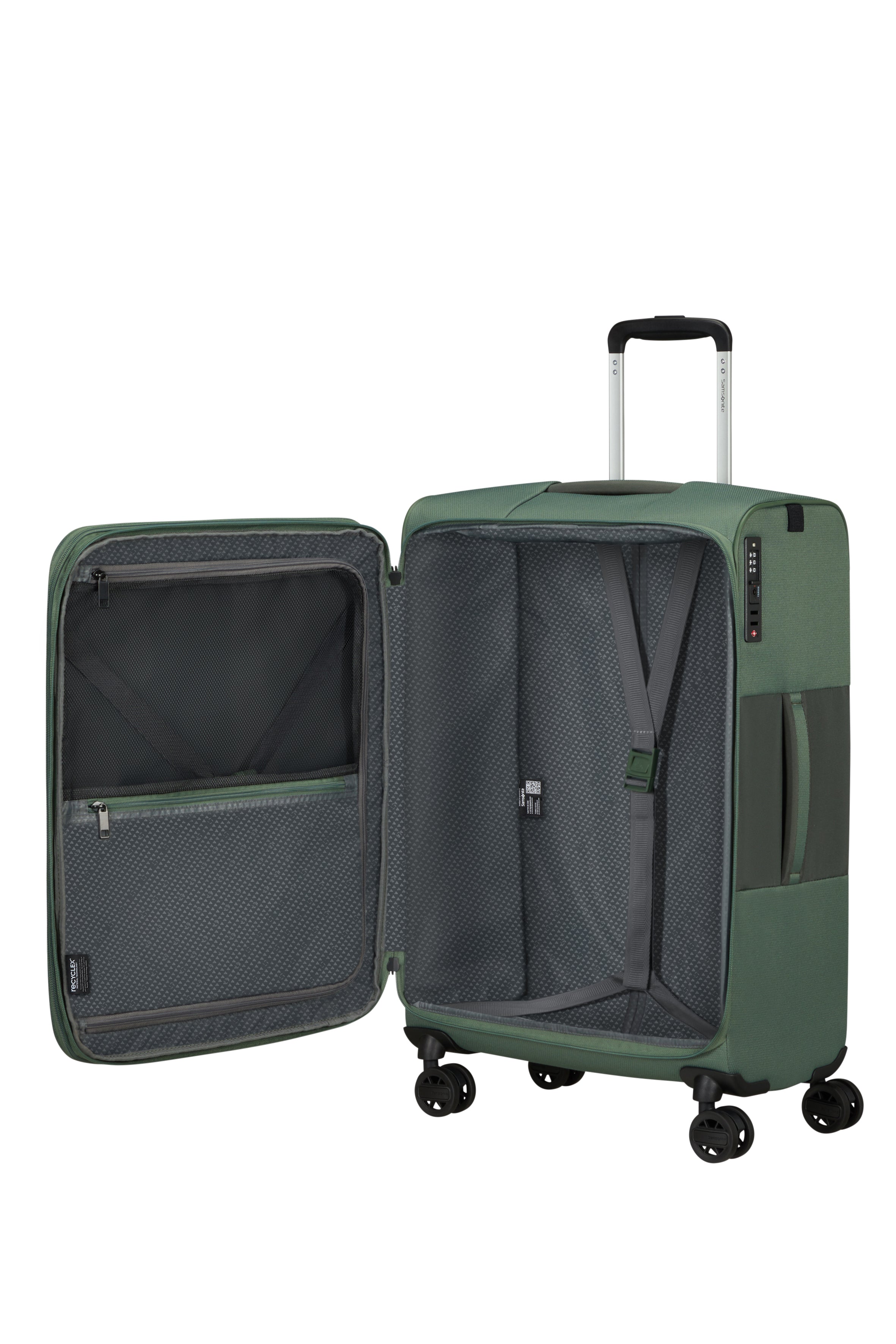 Samsonite Vaycay 4-Wheel 68cm Medium Expandable Recycled Suitcase