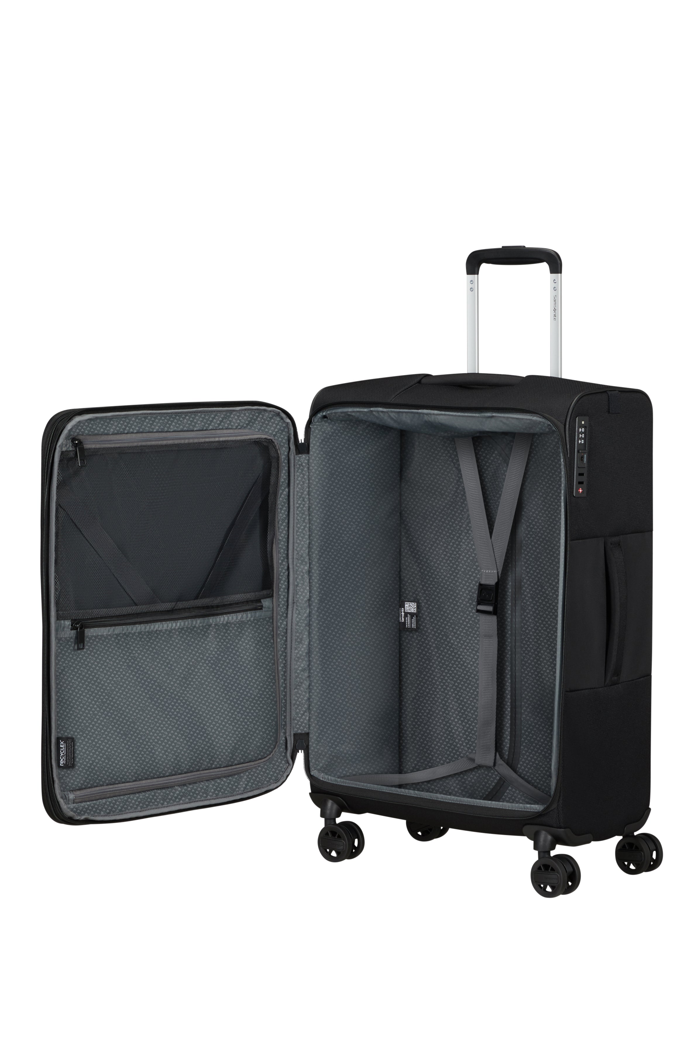 Samsonite Vaycay 4-Wheel 68cm Medium Expandable Recycled Suitcase