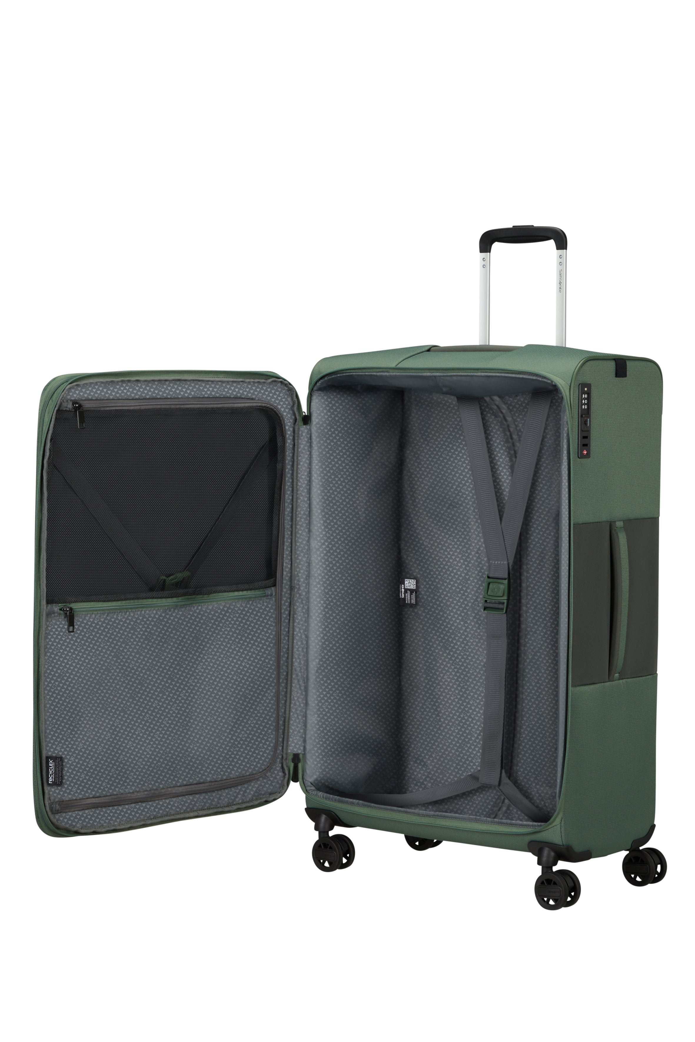 Samsonite Vaycay 4-Wheel 77cm Large Expandable Recycled Suitcase