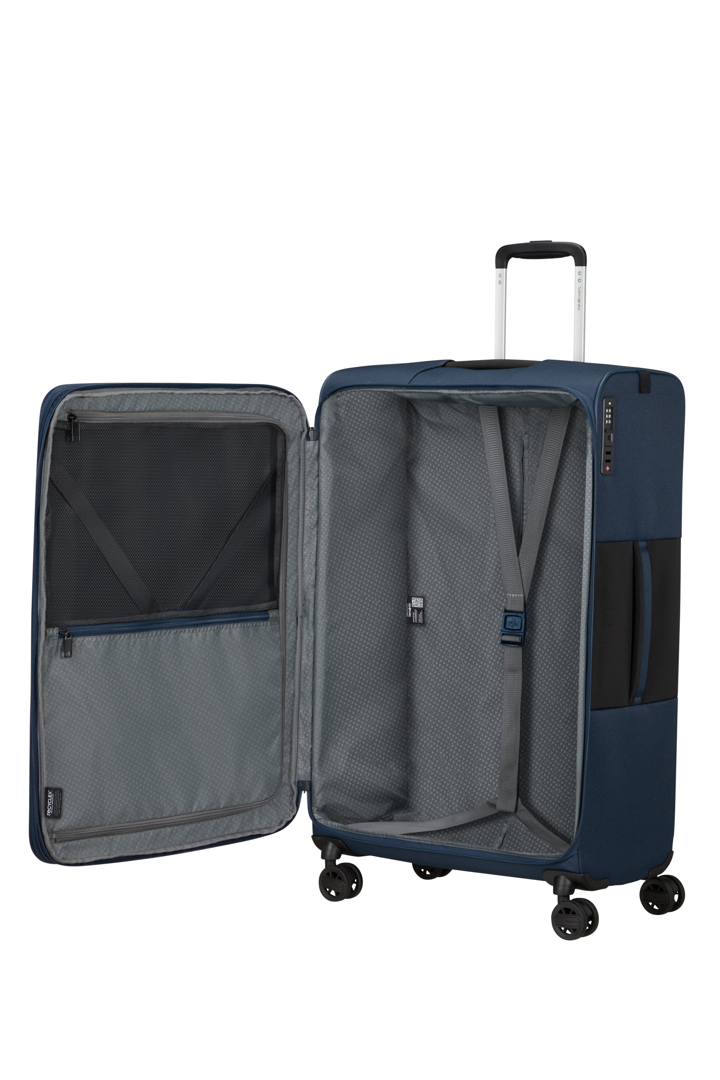 Samsonite Vaycay 4-Wheel 77cm Large Expandable Recycled Suitcase