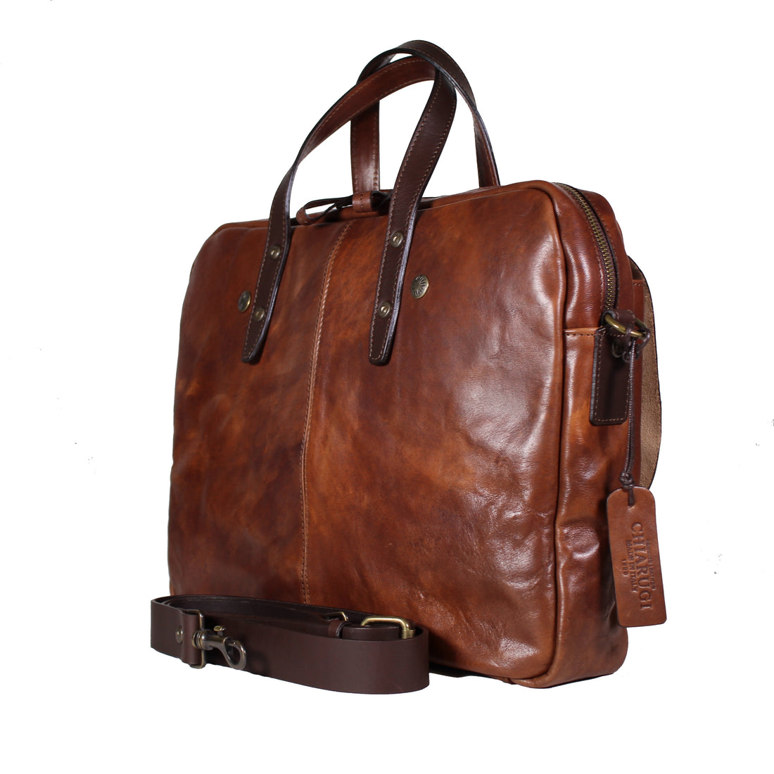 Chiarugi Classic Italian Front Pocket Briefcase