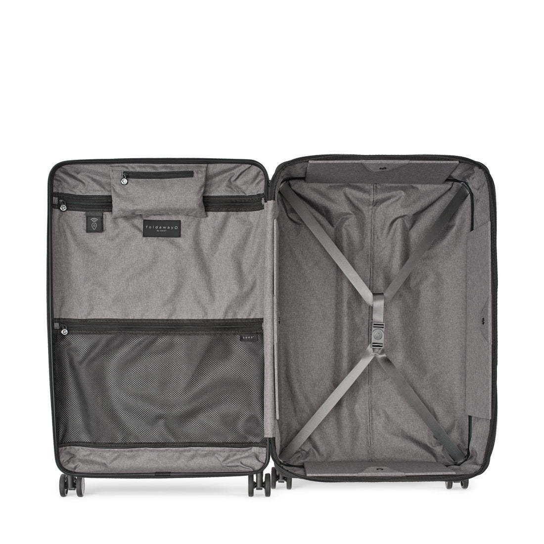 Senz foldaway large check in trolley 76 cm
