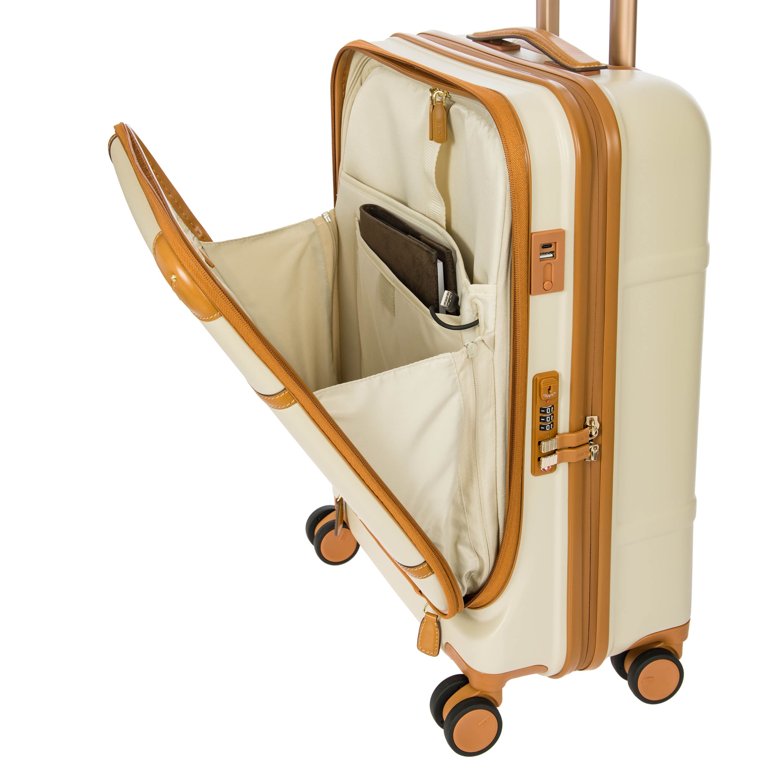 Brics Bellagio 2 Trolley Cabin 55cm - Front Pocket