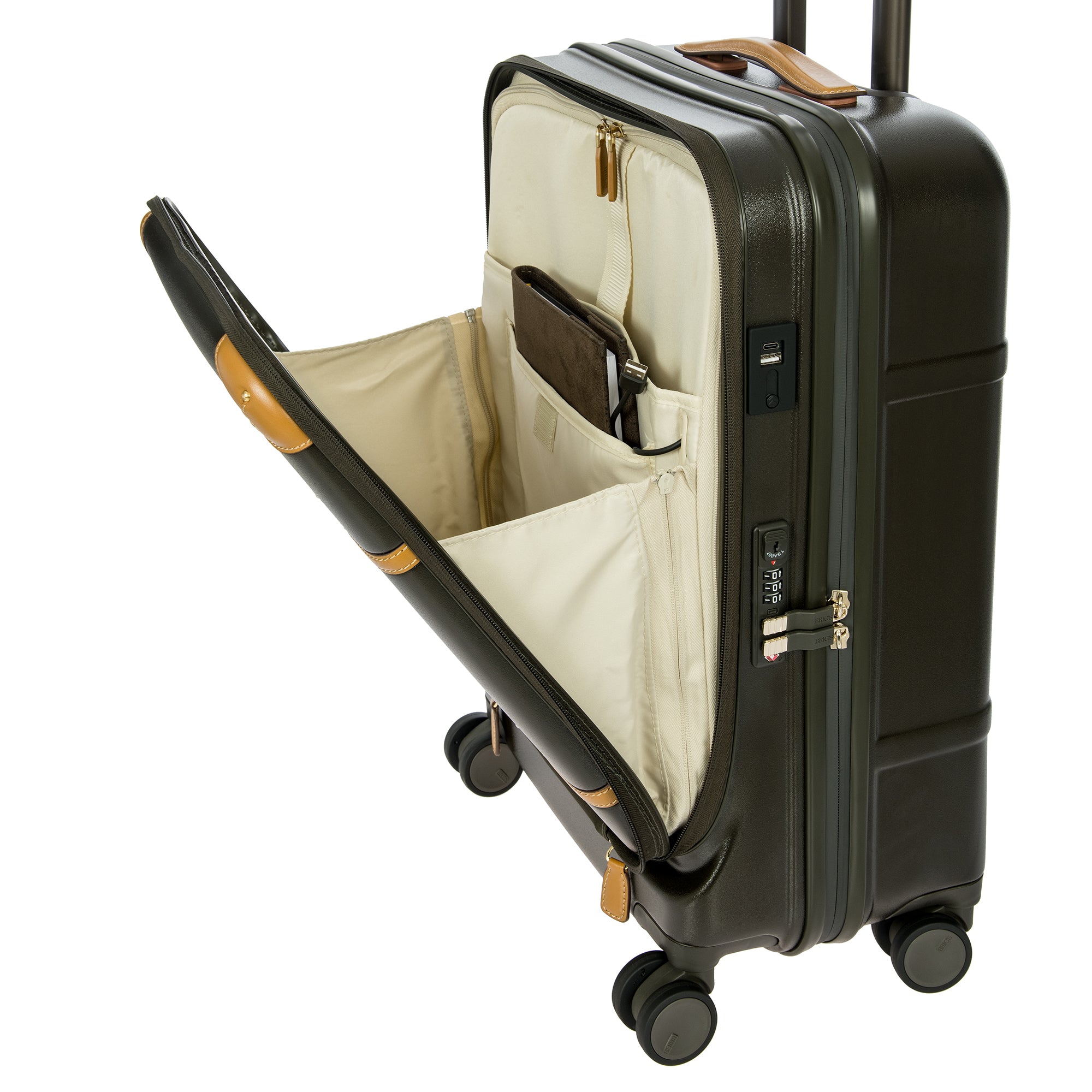 Brics Bellagio 2 Trolley Cabin 55cm - Front Pocket
