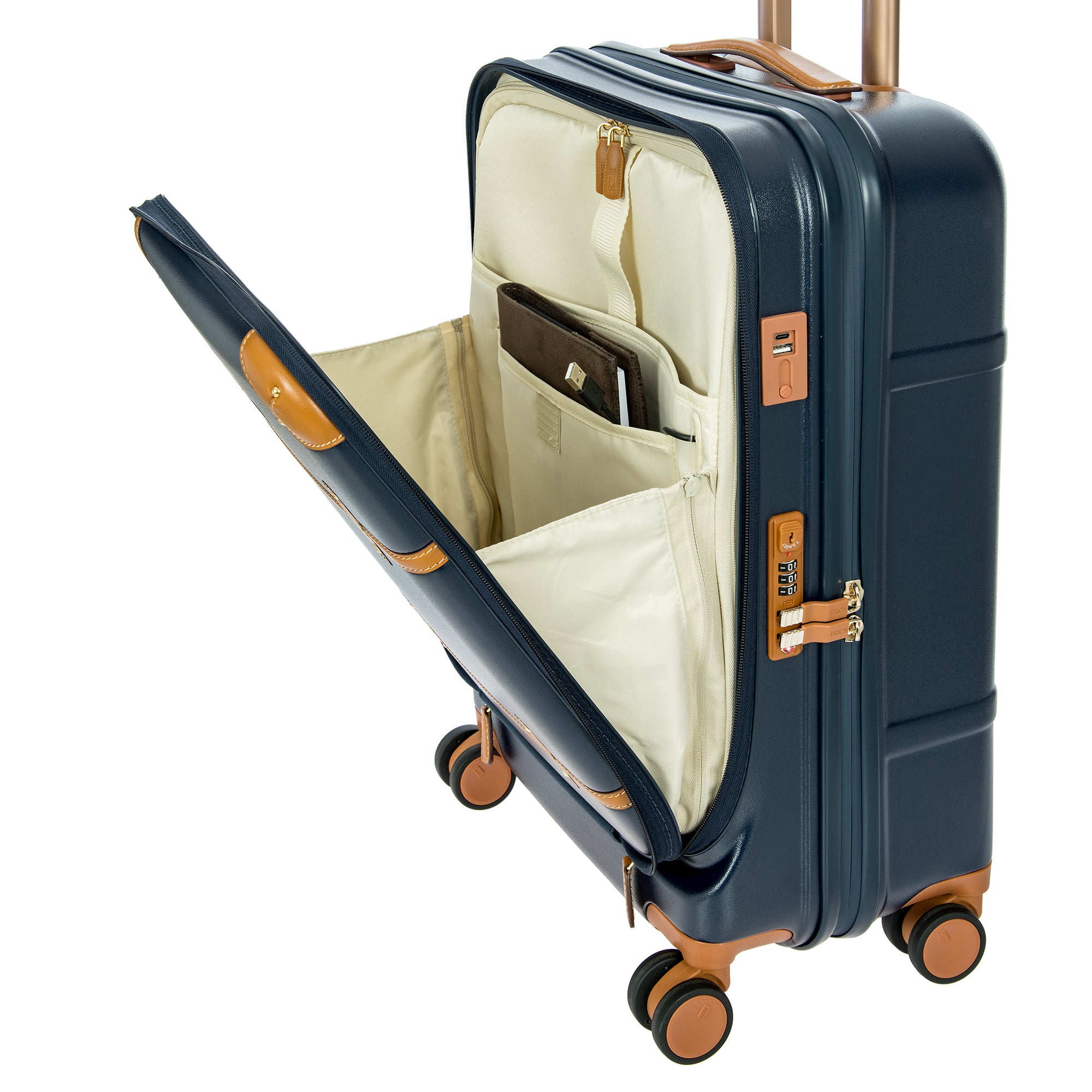 Brics Bellagio 2 Trolley Cabin 55cm - Front Pocket