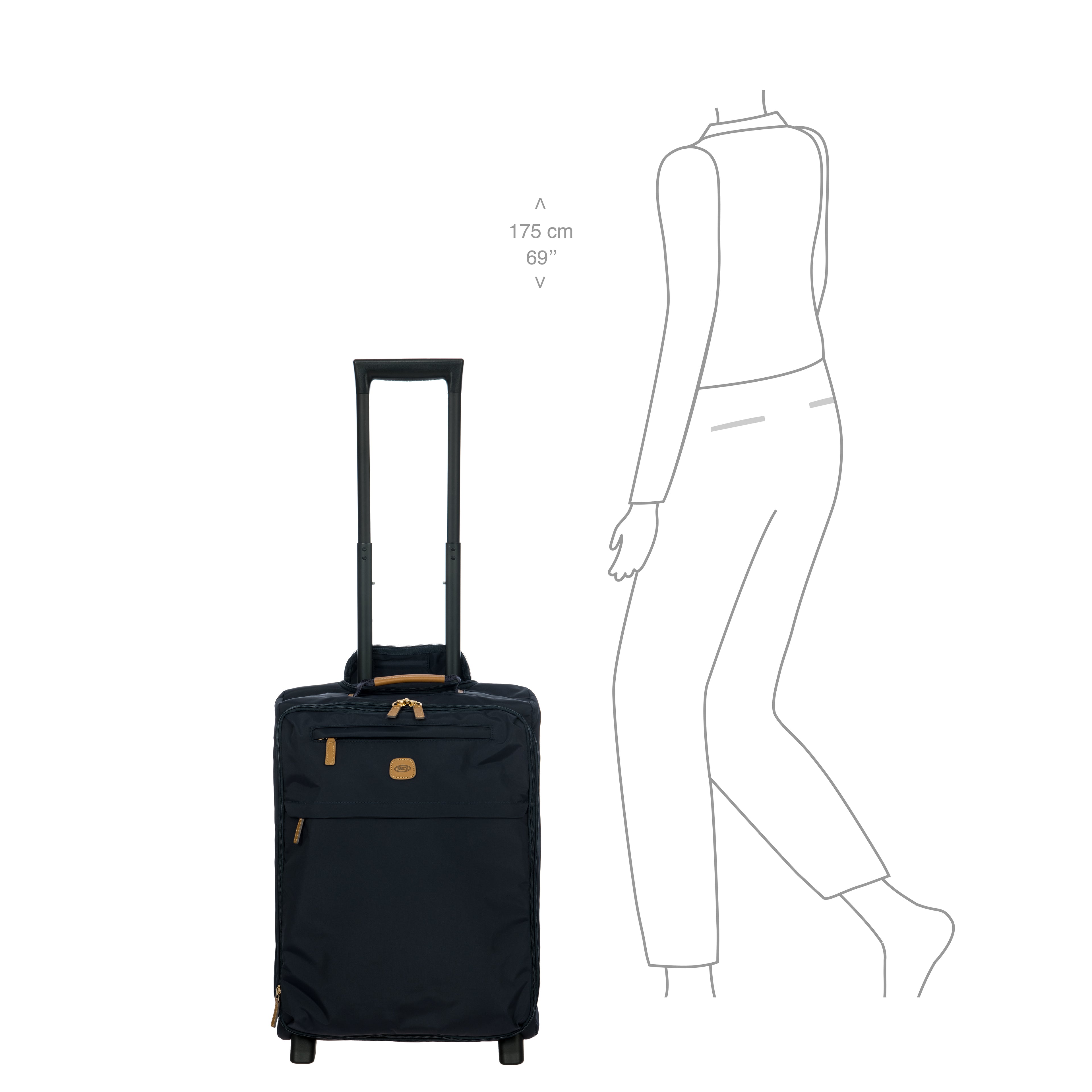 Brics X-Travel Trolley 2 wheel Expandable