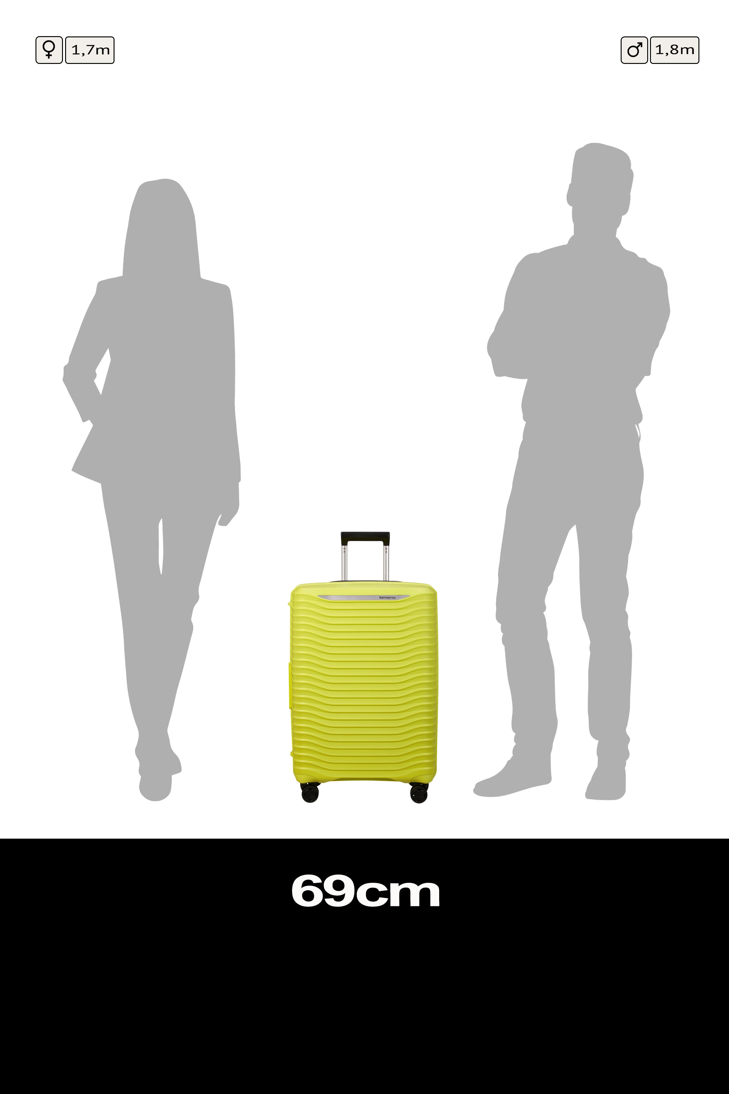 Samsonite Upscape Spinner expandable (4 wheels) 68cm