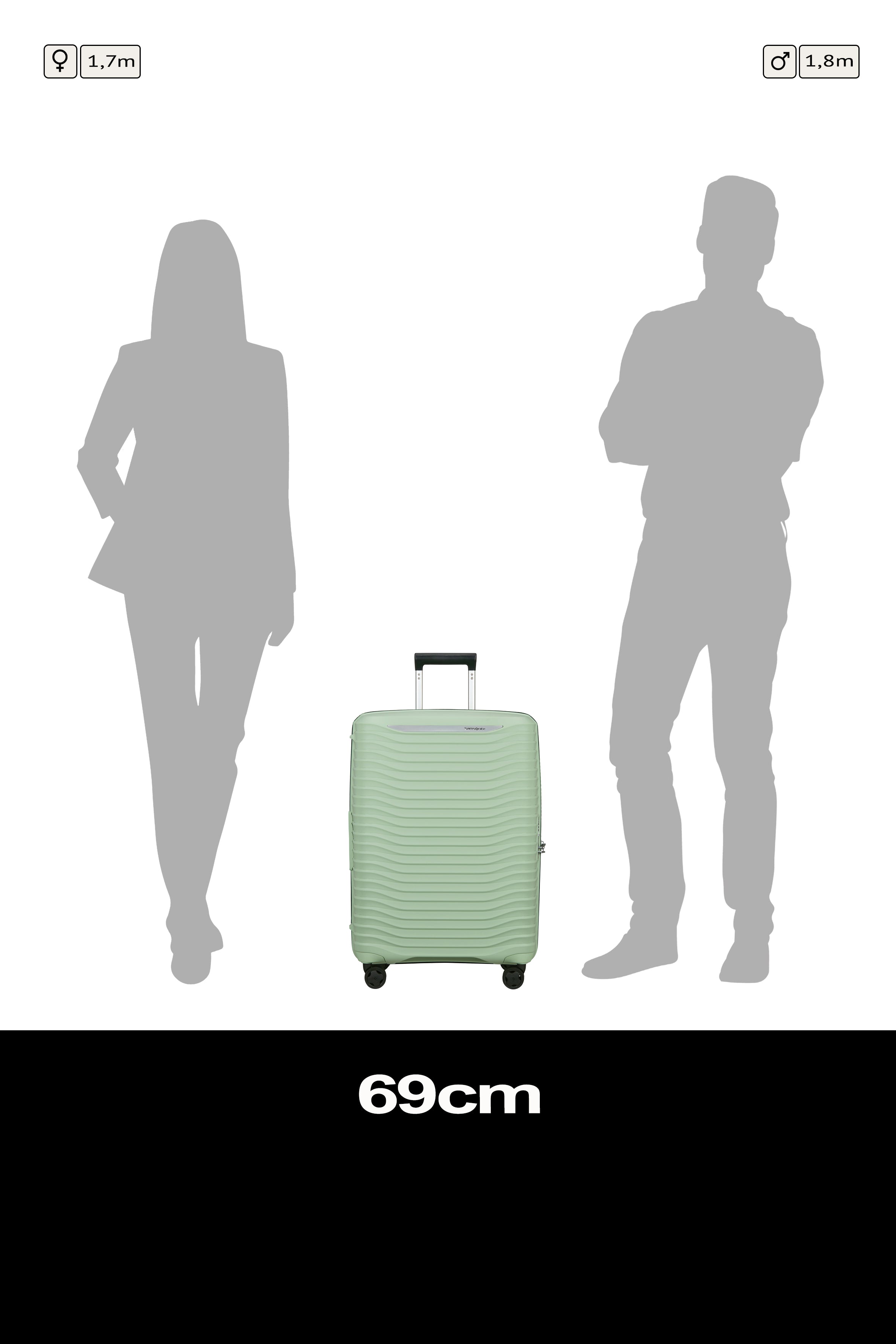Samsonite Upscape Spinner expandable (4 wheels) 68cm