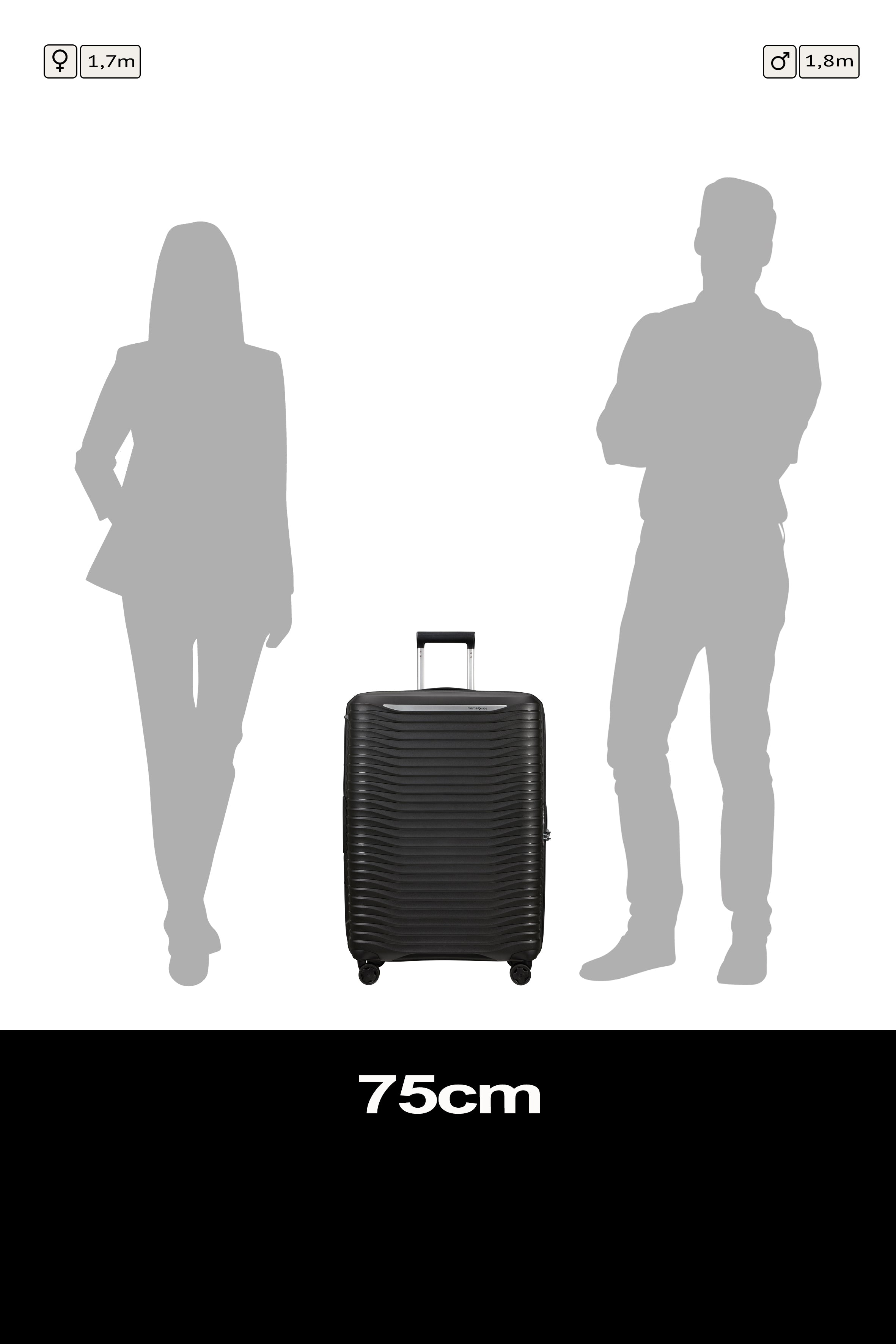 Samsonite Upscape Spinner expandable (4 wheels) 75cm