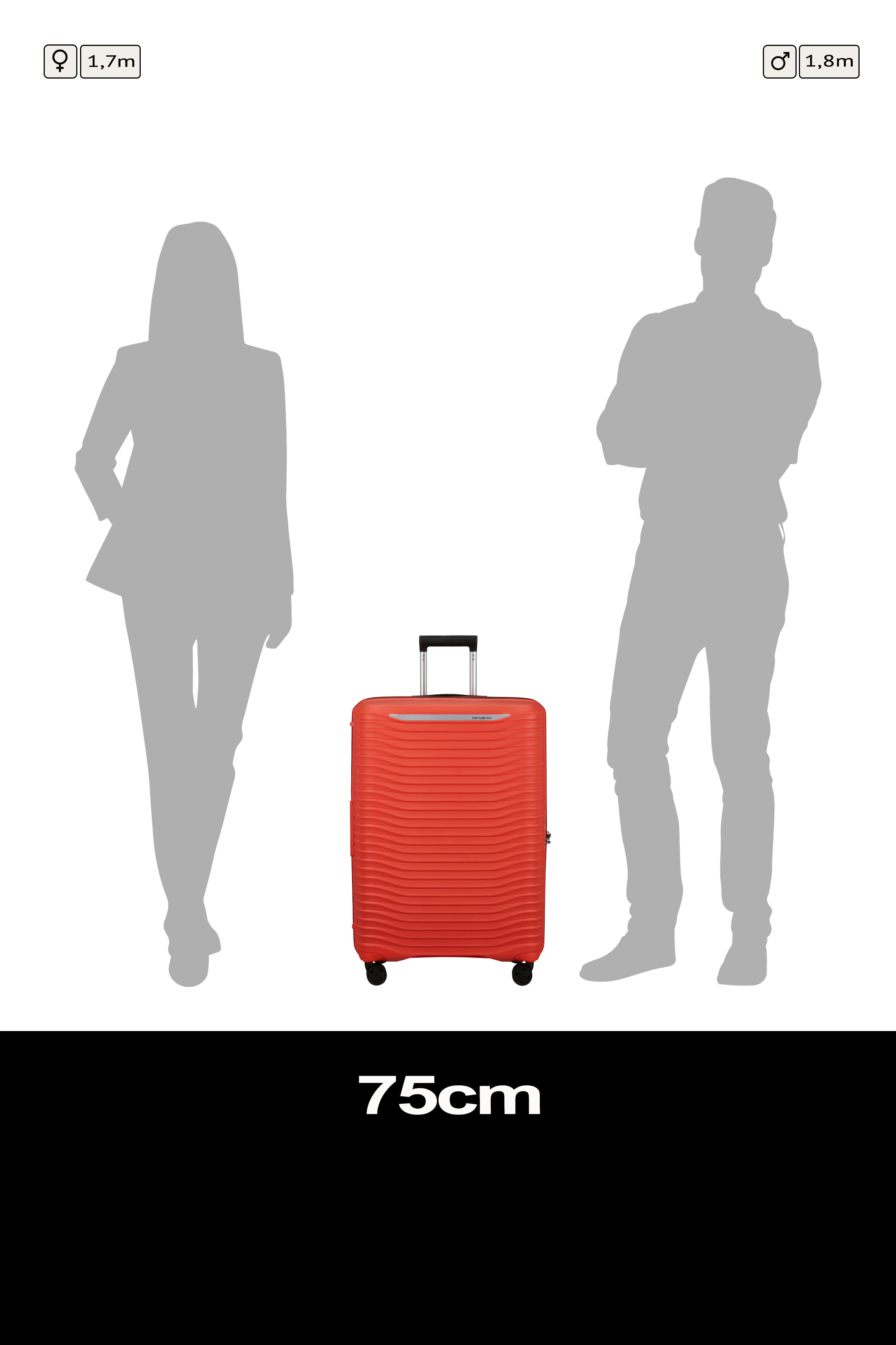 Samsonite Upscape Spinner expandable (4 wheels) 75cm