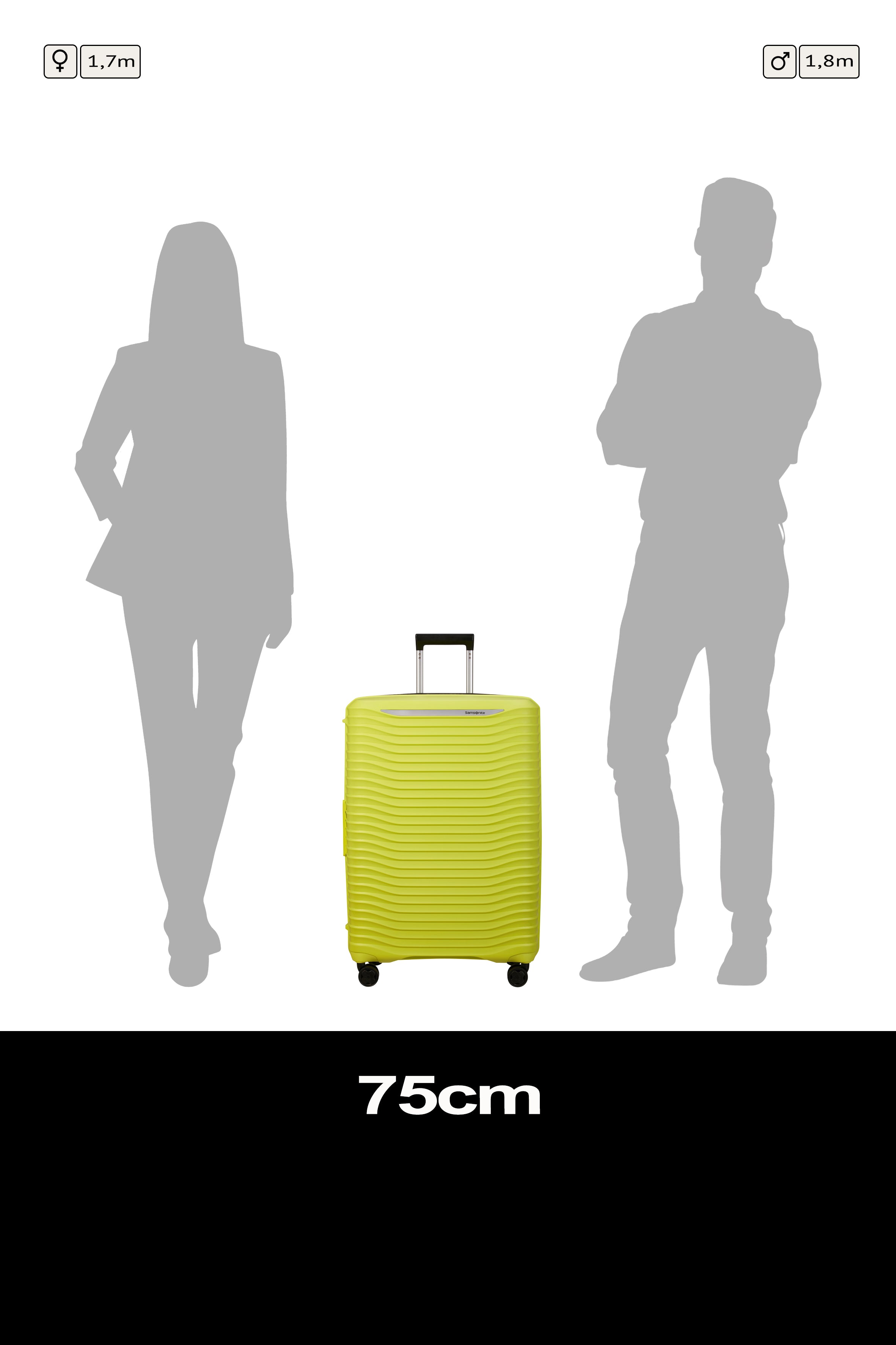 Samsonite Upscape Spinner expandable (4 wheels) 75cm
