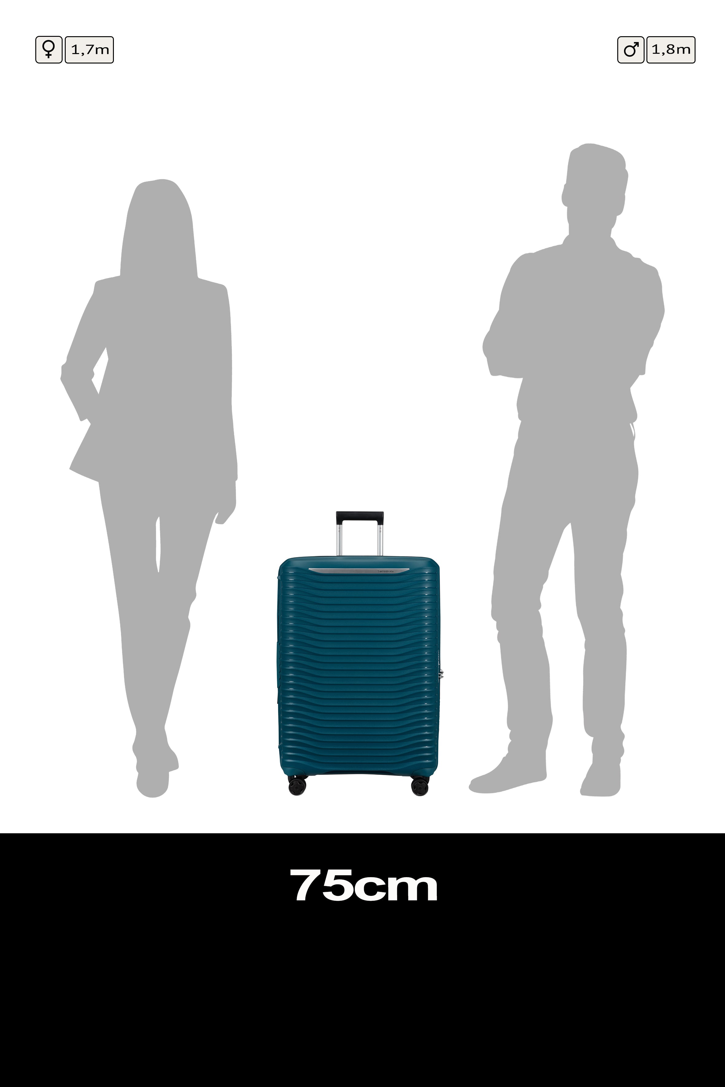 Samsonite Upscape Spinner expandable (4 wheels) 75cm