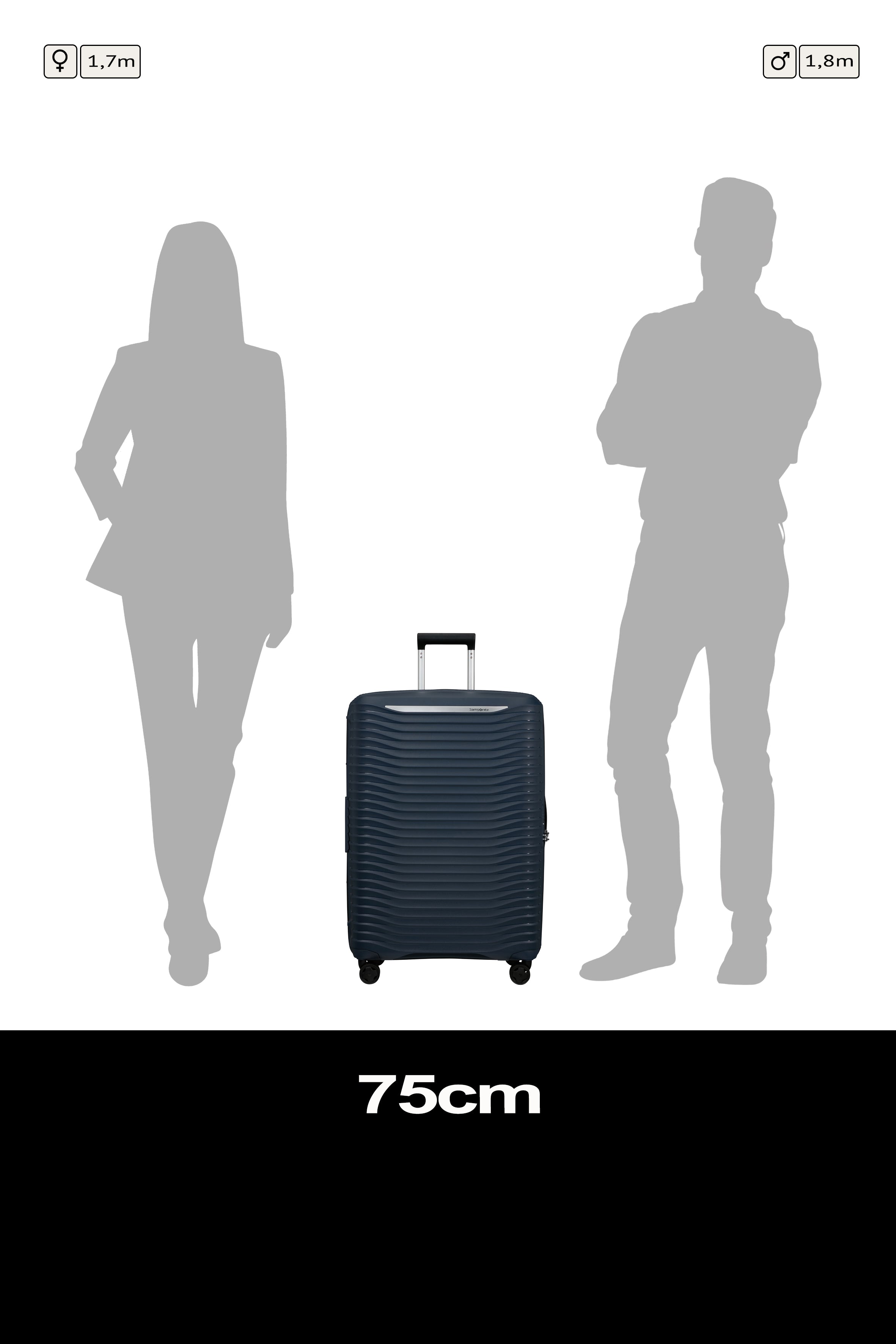 Samsonite Upscape Spinner expandable (4 wheels) 75cm