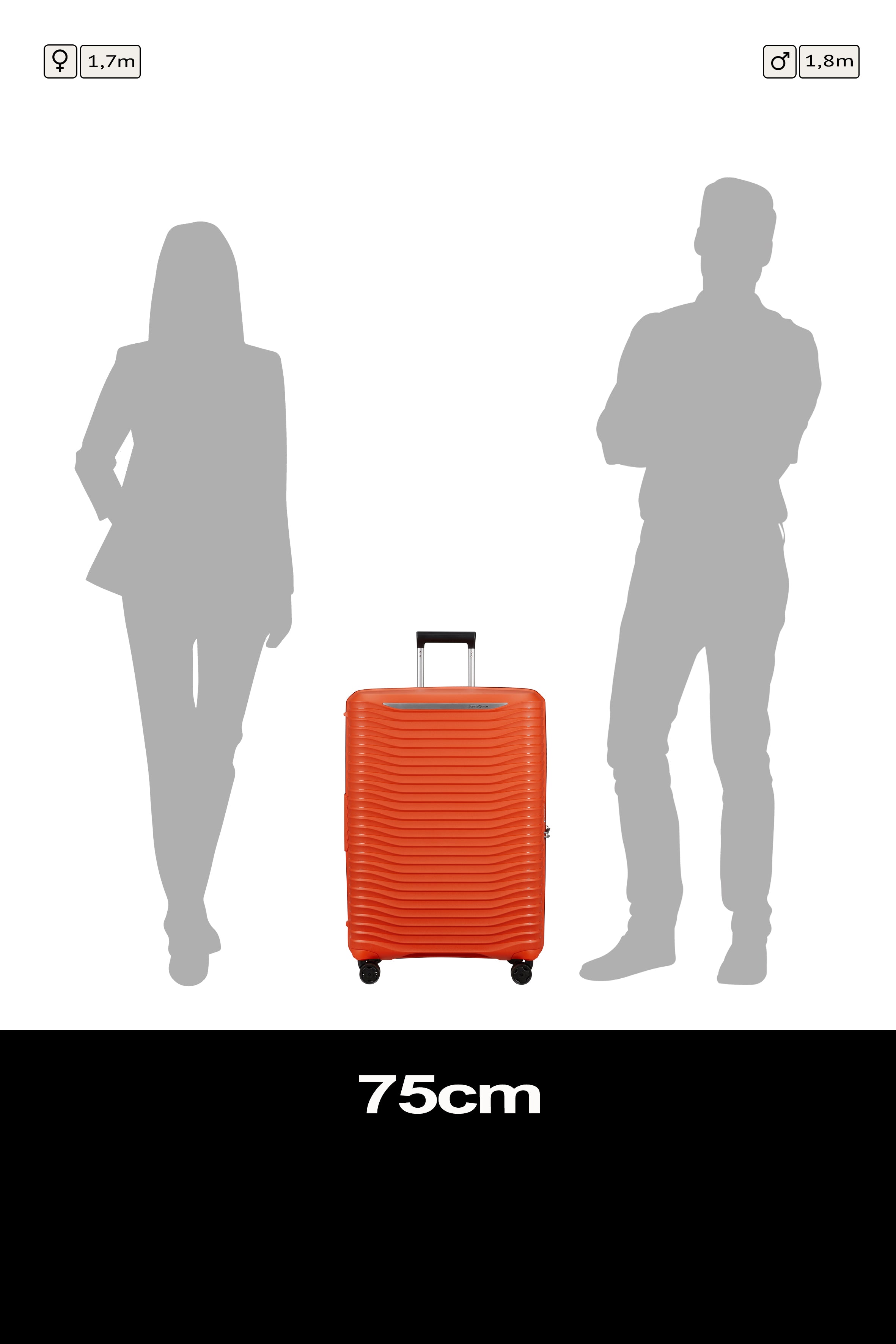 Samsonite Upscape Spinner expandable (4 wheels) 75cm
