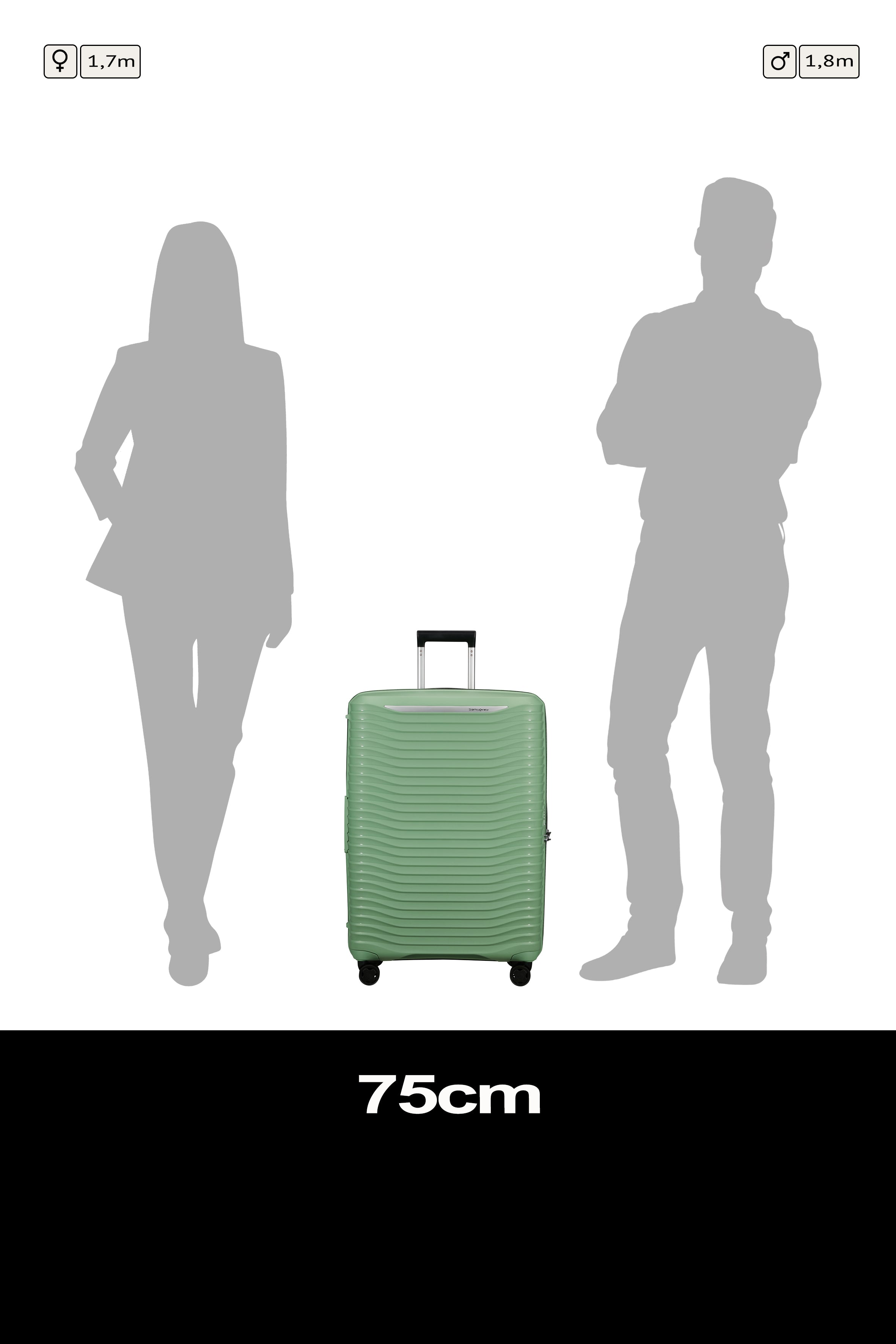 Samsonite Upscape Spinner expandable (4 wheels) 75cm