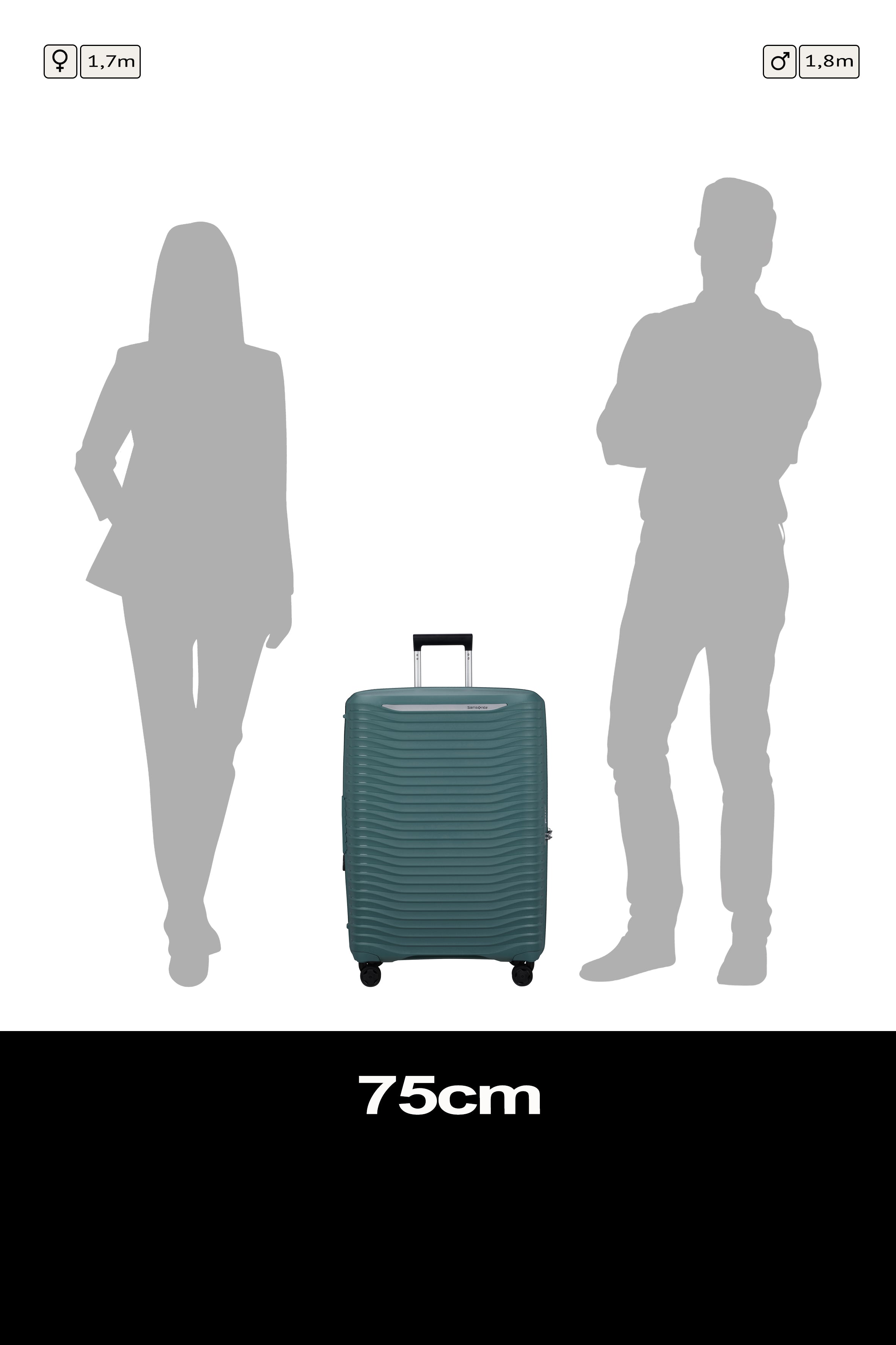 Samsonite Upscape Spinner expandable (4 wheels) 75cm
