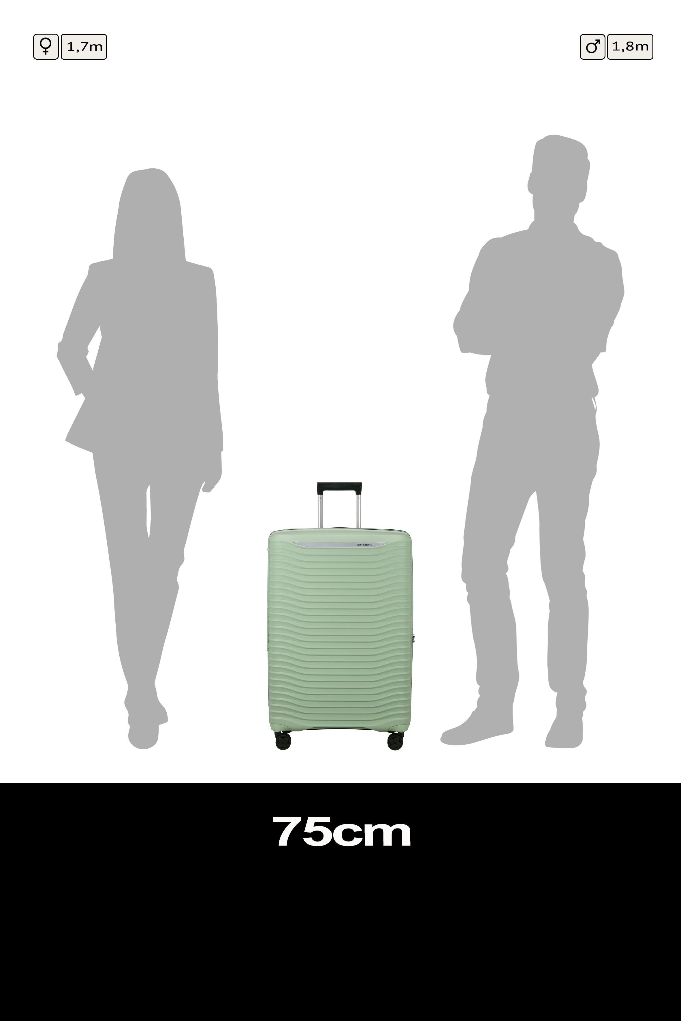 Samsonite Upscape Spinner expandable (4 wheels) 75cm