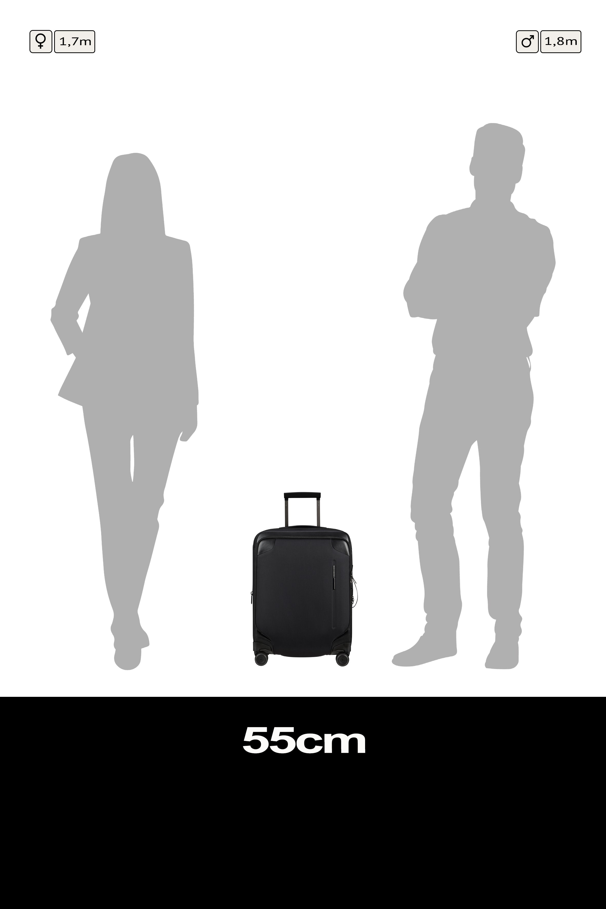 Samsonite Splendix Spinner (4 wheels) 55cm - Cabin