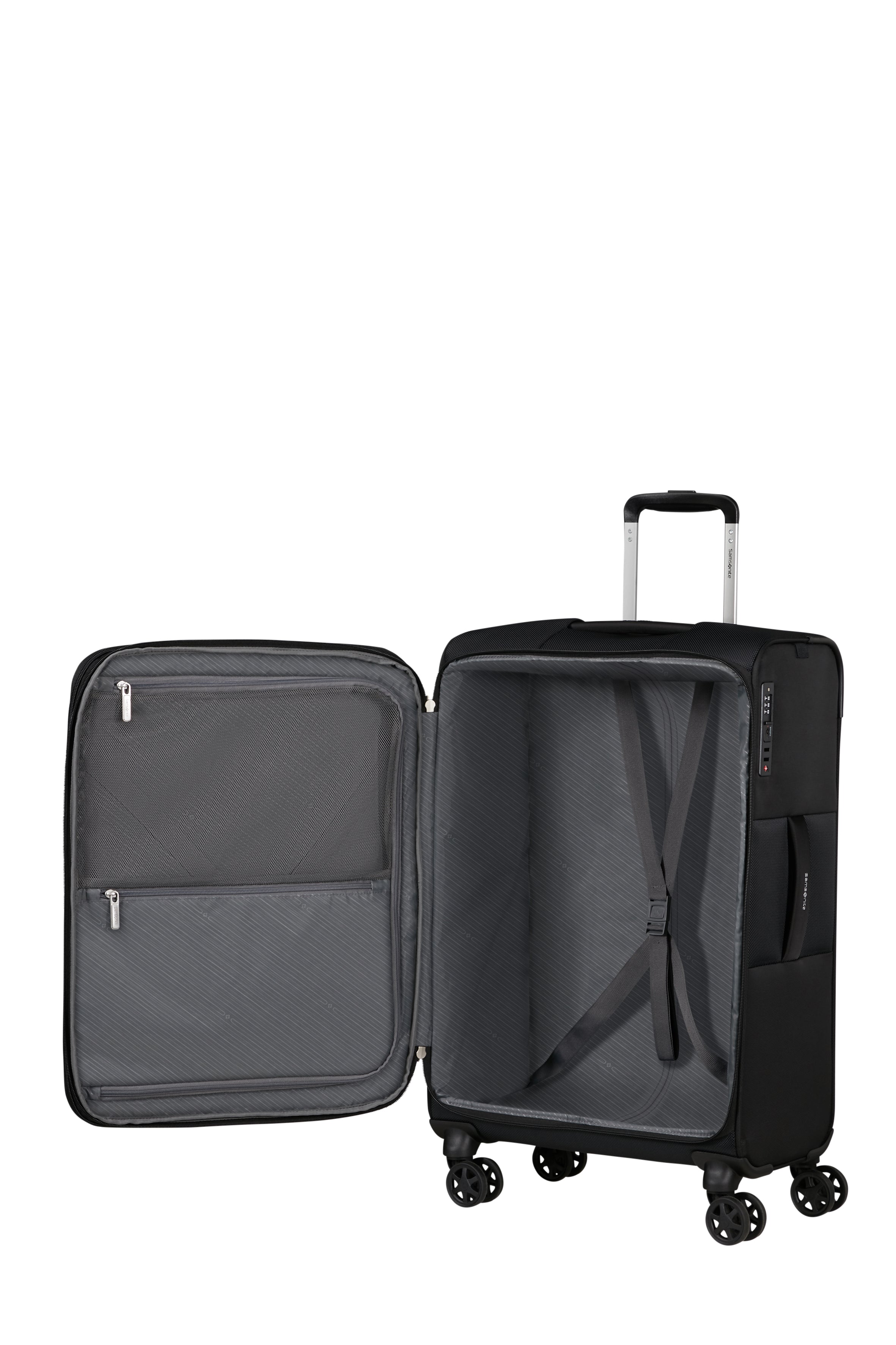 Samsonite Base Breeze 4 Wheel Exp Medium Suitcase - 67cm