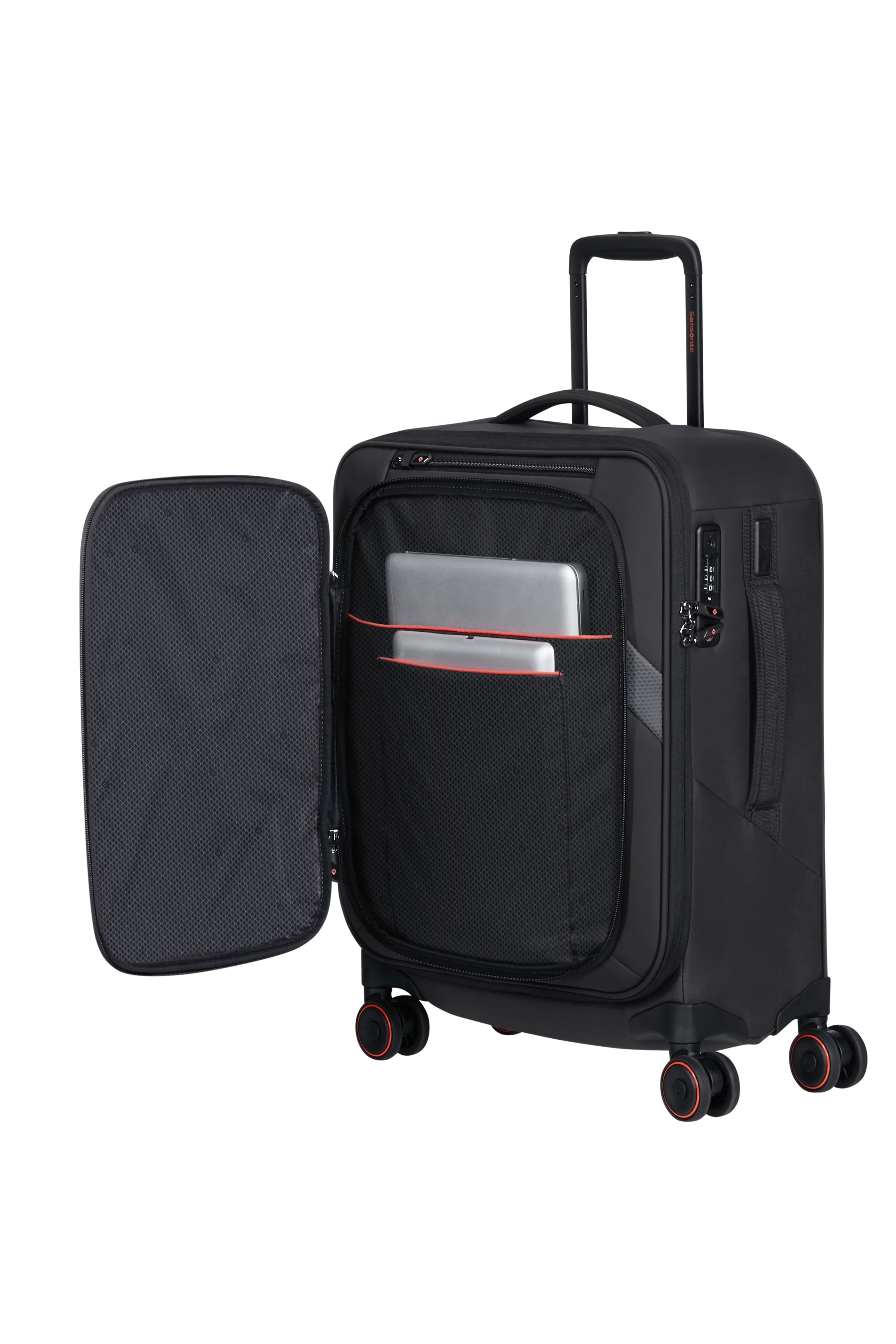 Samsonite Glazed Spinner Exp 55cm- Cabin
