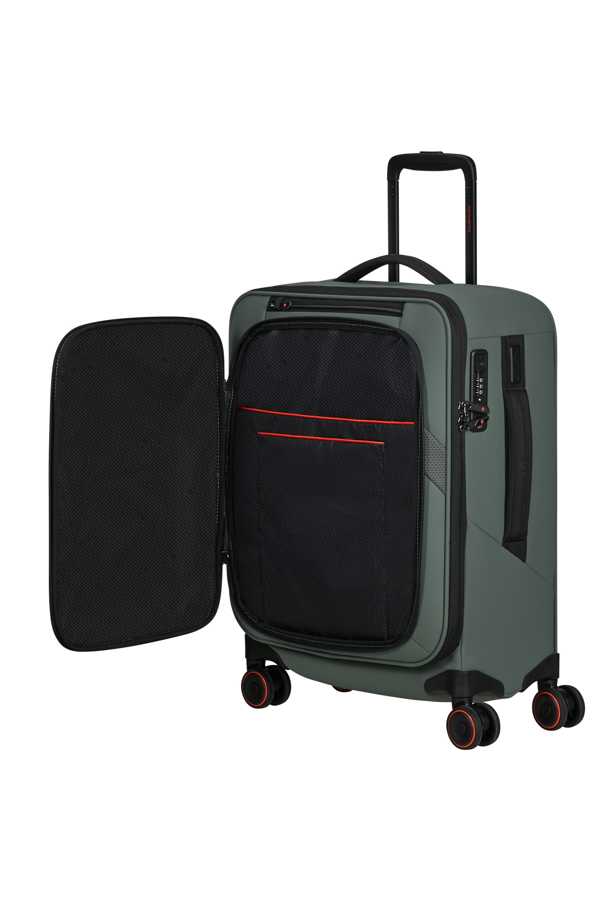 Samsonite Glazed Spinner Exp 55cm- Cabin