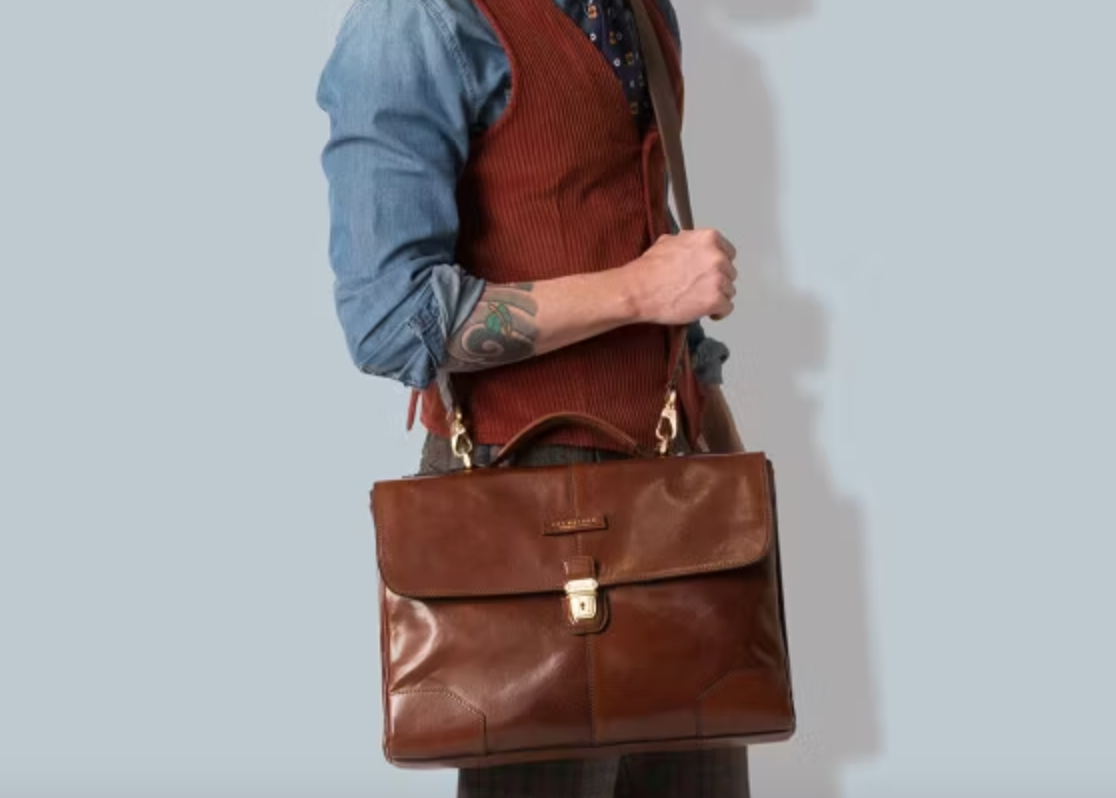 The Bridge Briefcase - Made in Italy