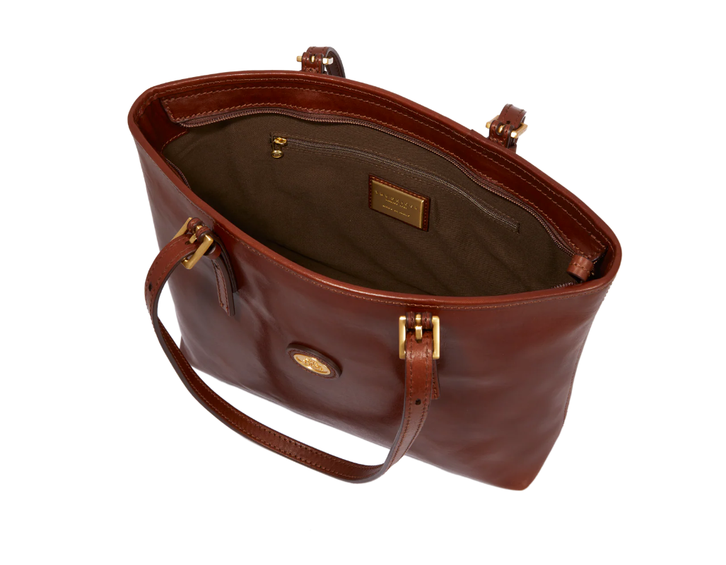 The Bridge Story Leather shopper bag with zip