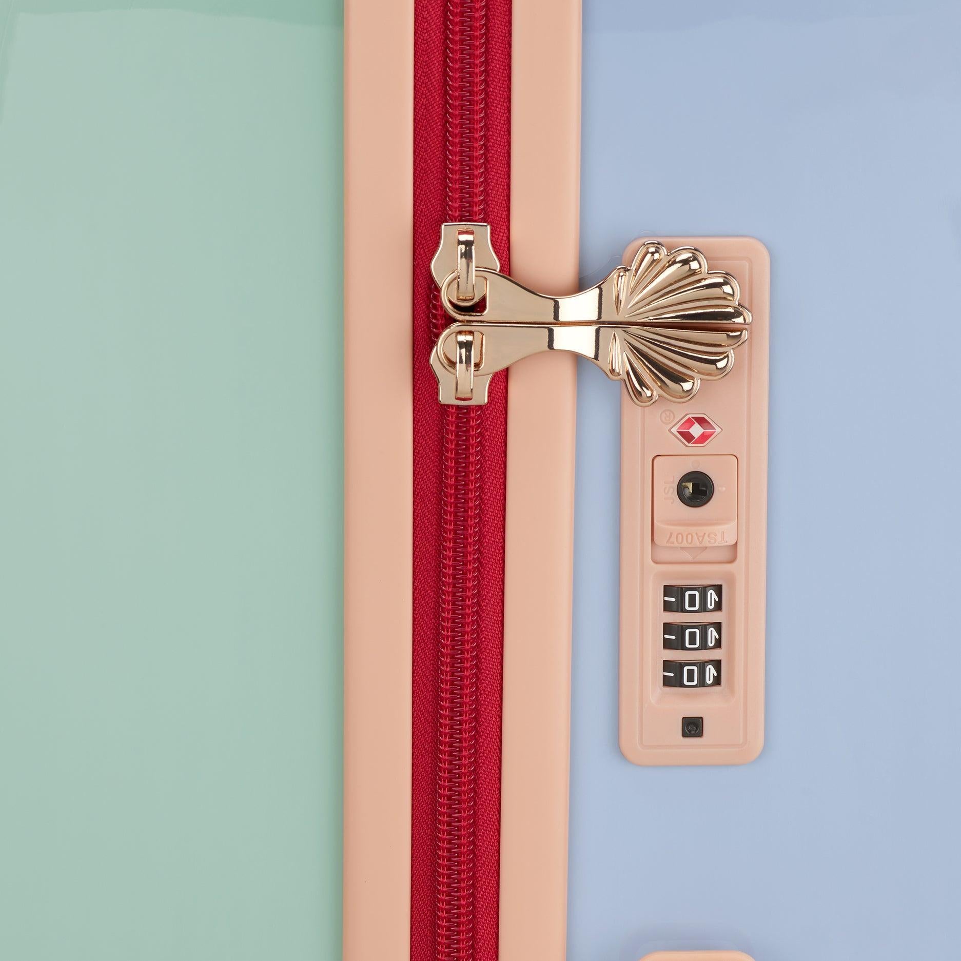 Yvonne Ellen Large Trolley Spinner Suitcase - Colour Block