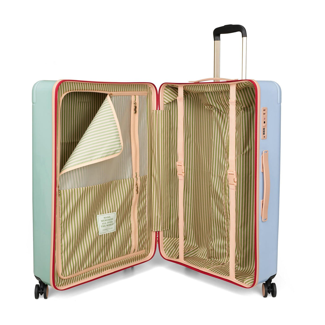 Yvonne Ellen Large Trolley Spinner Suitcase - Colour Block