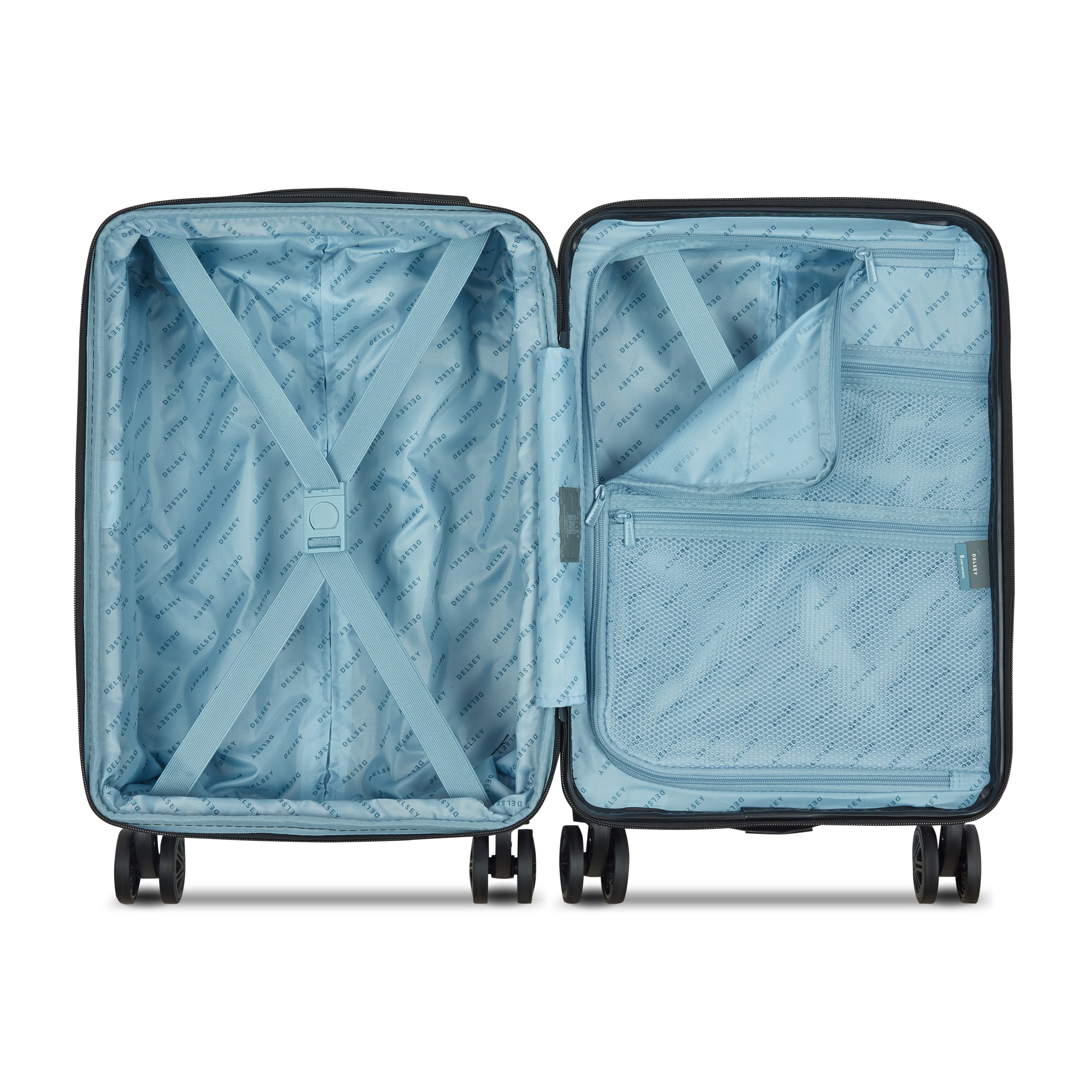 Delsey Air Armour 4 Wheel Slim Cabin Suitcase - 55cm