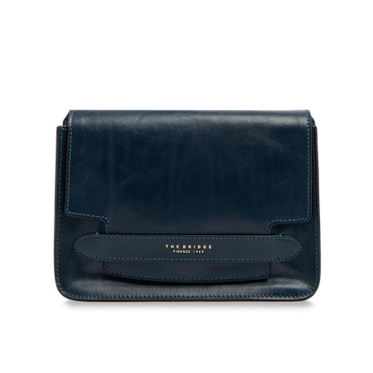 The Bridge LUCREZIA - Leather Crossbody Bag Medium