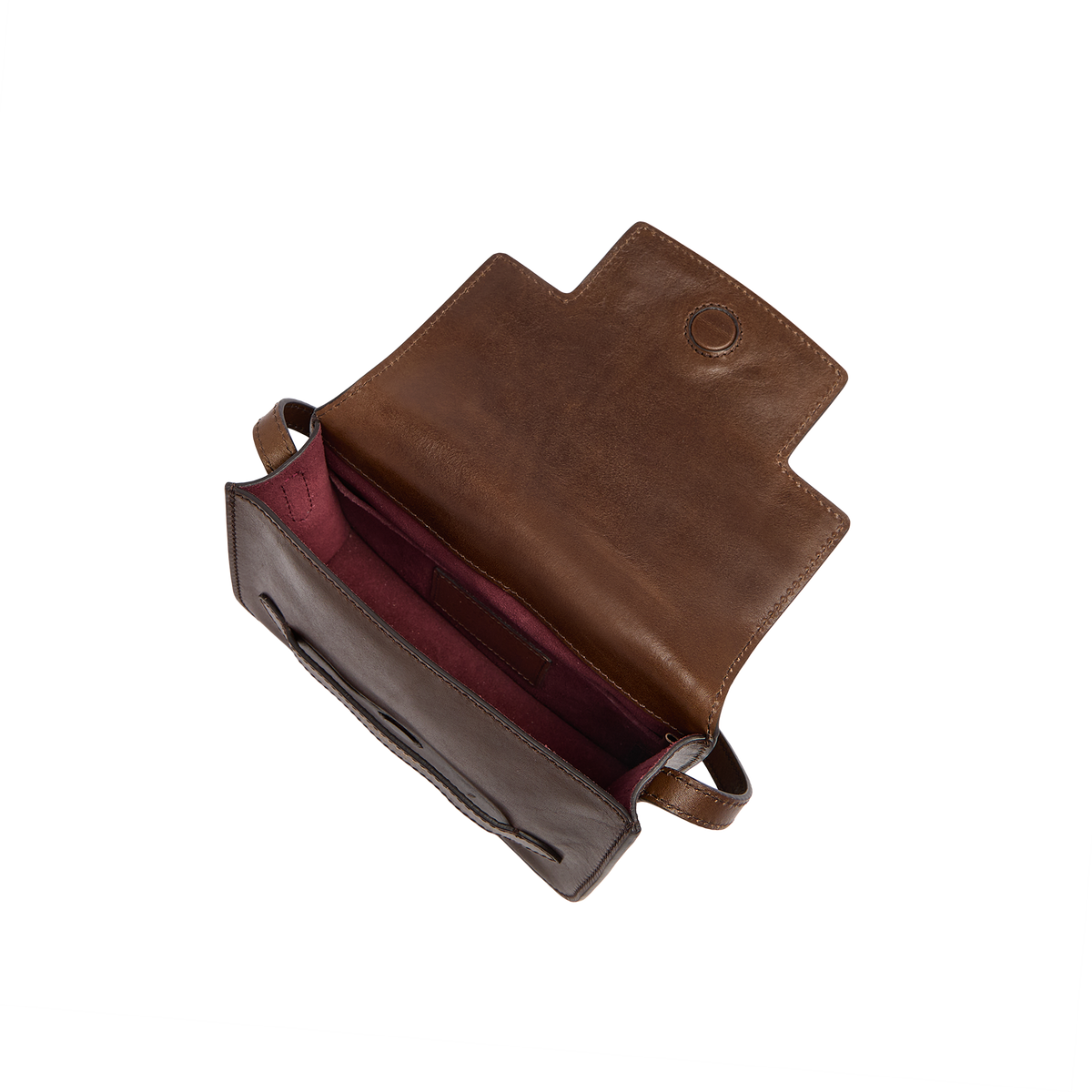 The Bridge LUCREZIA - Leather Crossbody Bag Medium