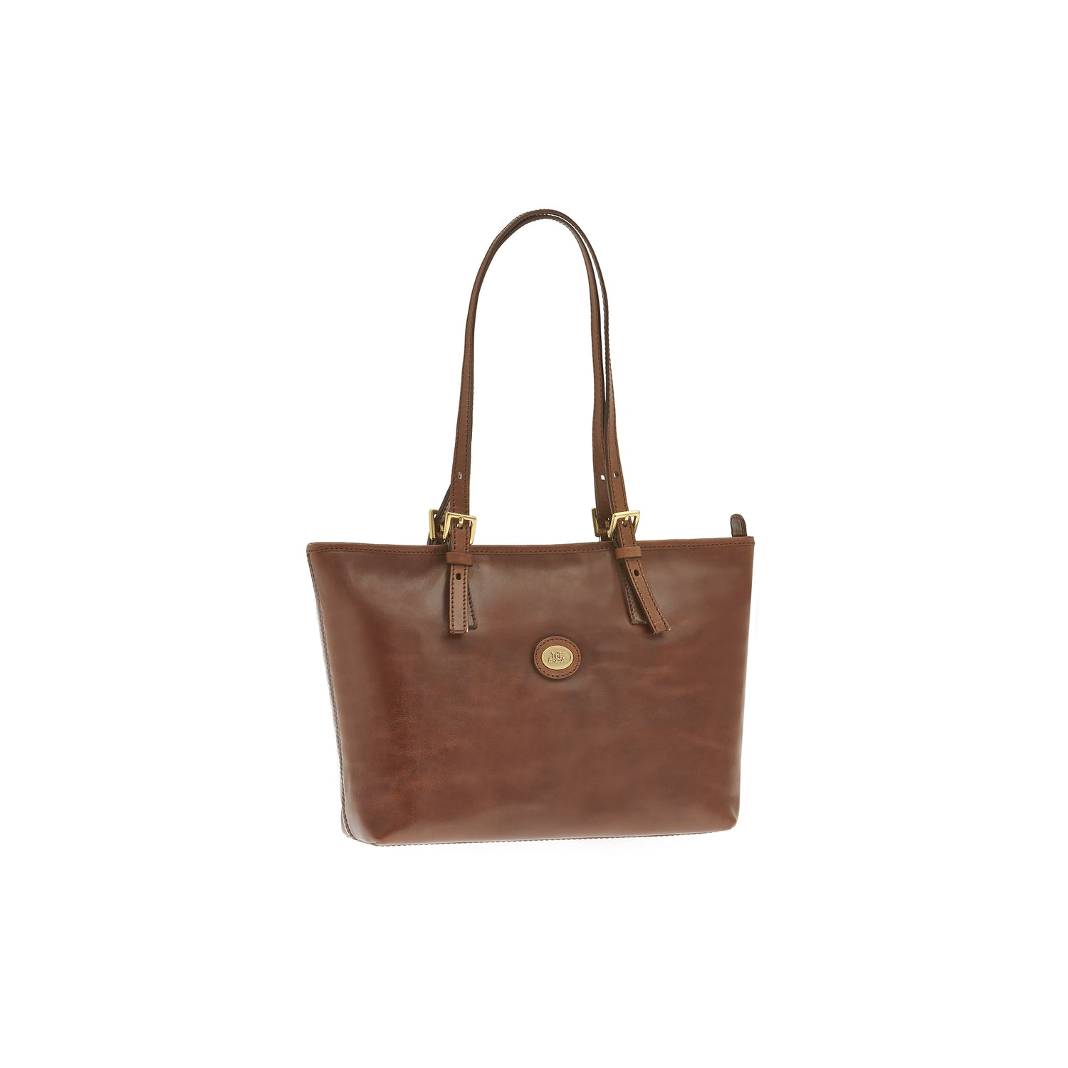 The Bridge Story Leather shopper bag with zip