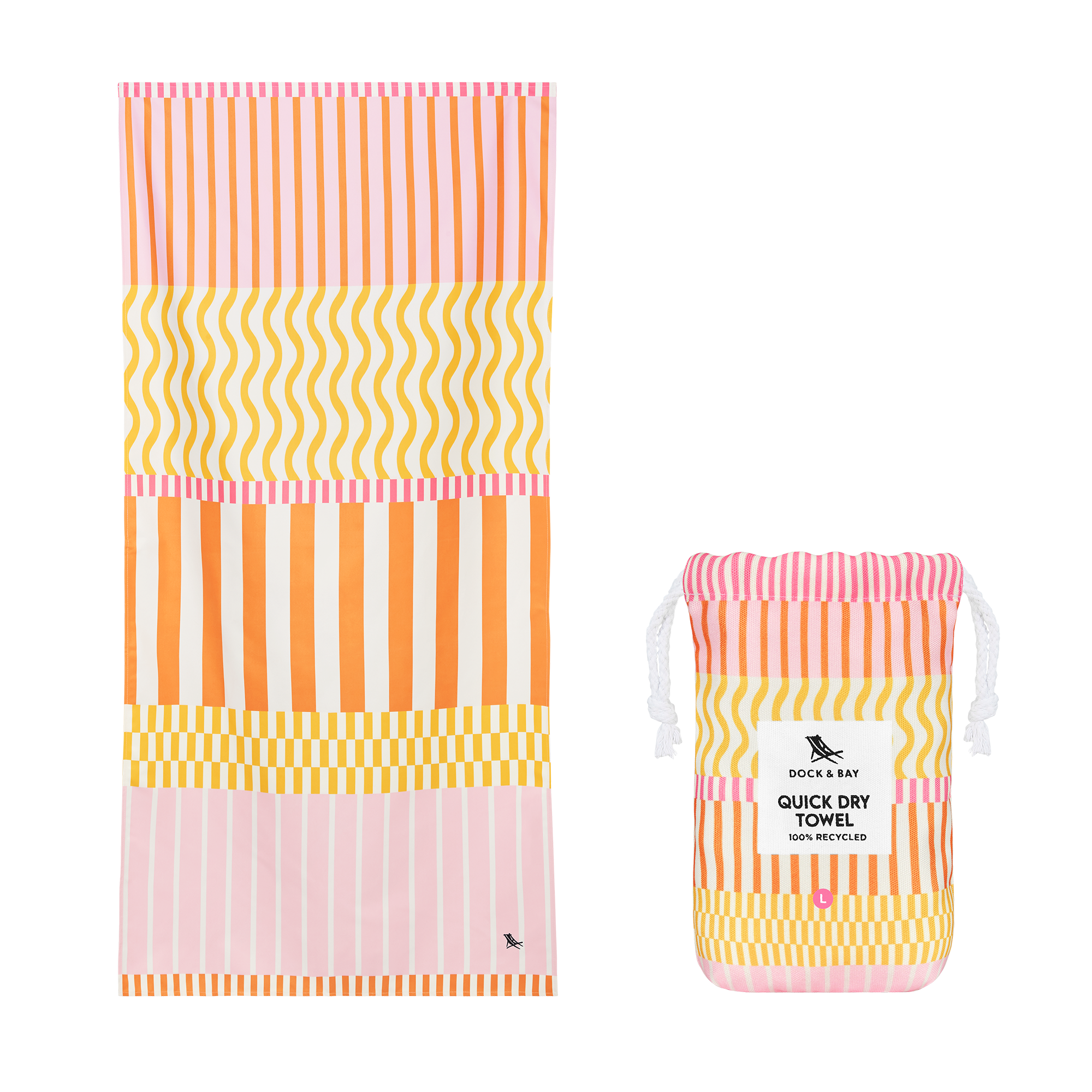 Dock &amp; Bay Quick Dry Design Towels - Large