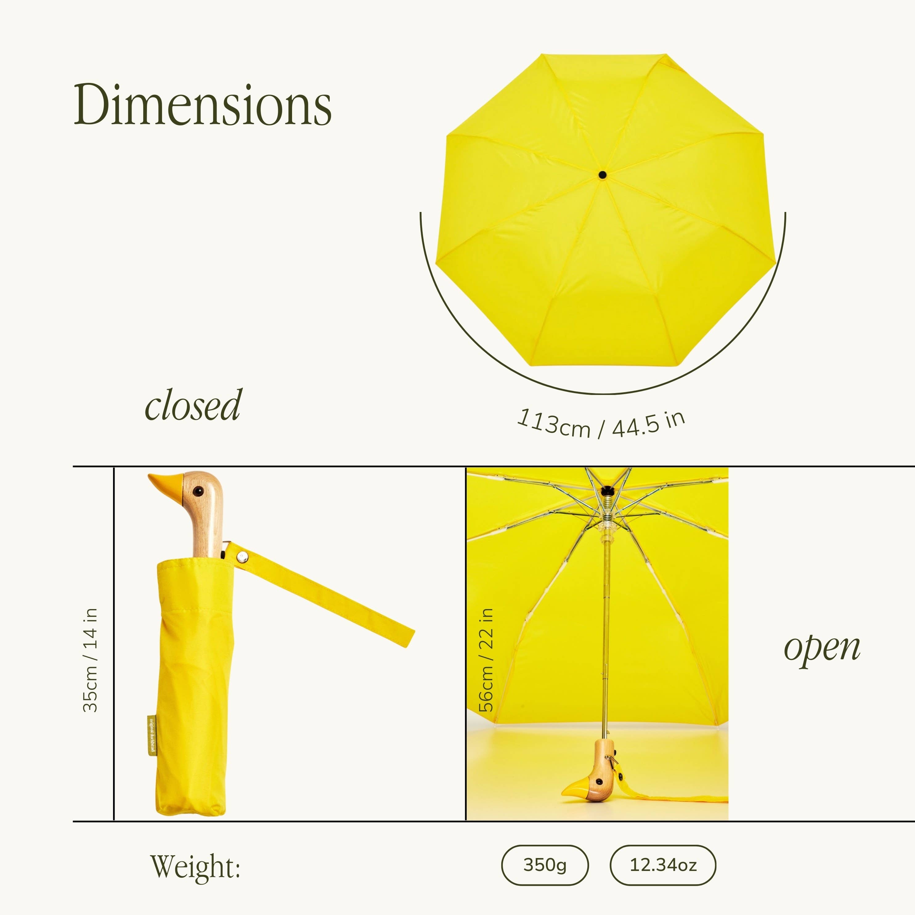 Original Duckhead Compact Eco-Friendly Umbrella