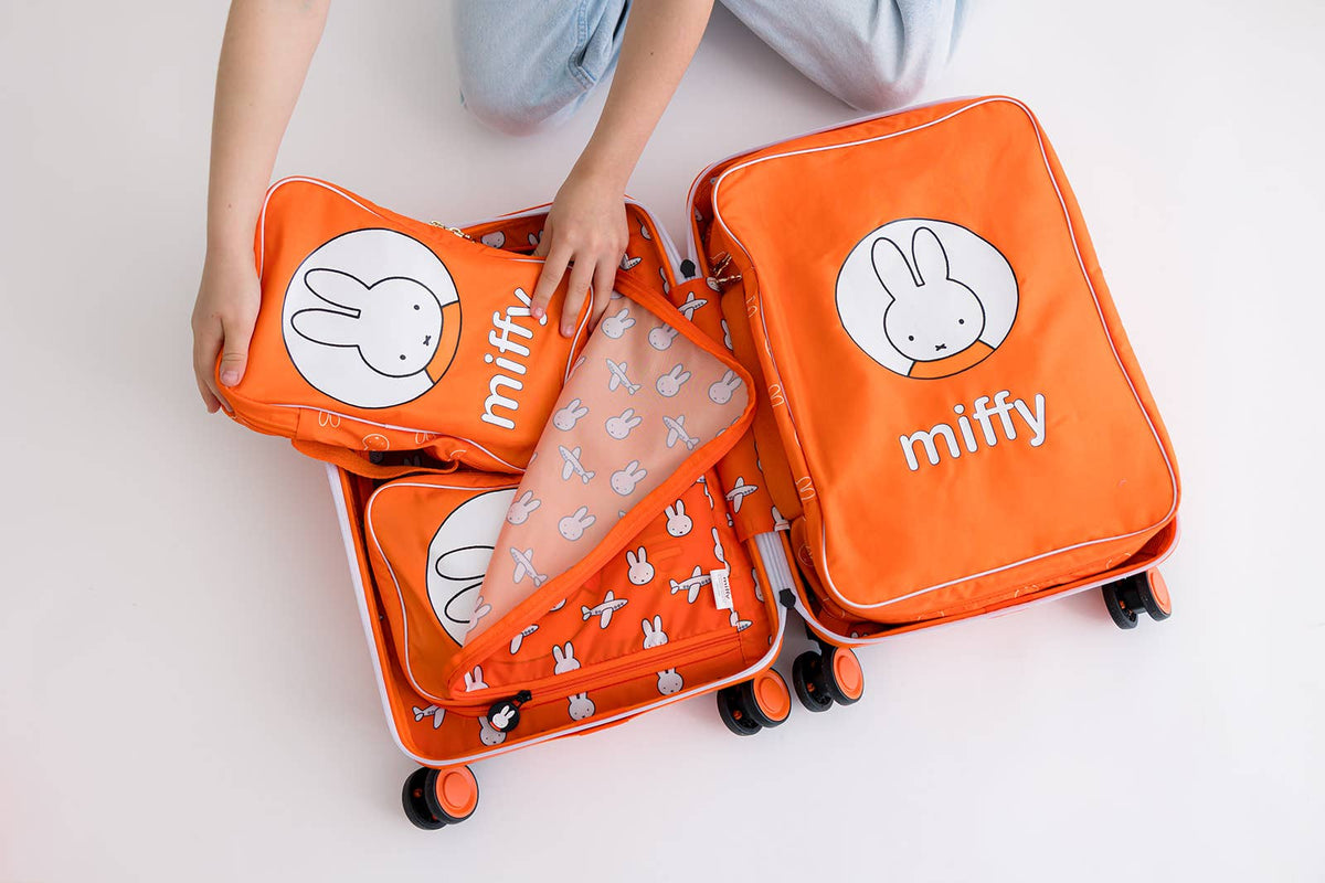 Miffy Orange Packing Cubes 4pc Set