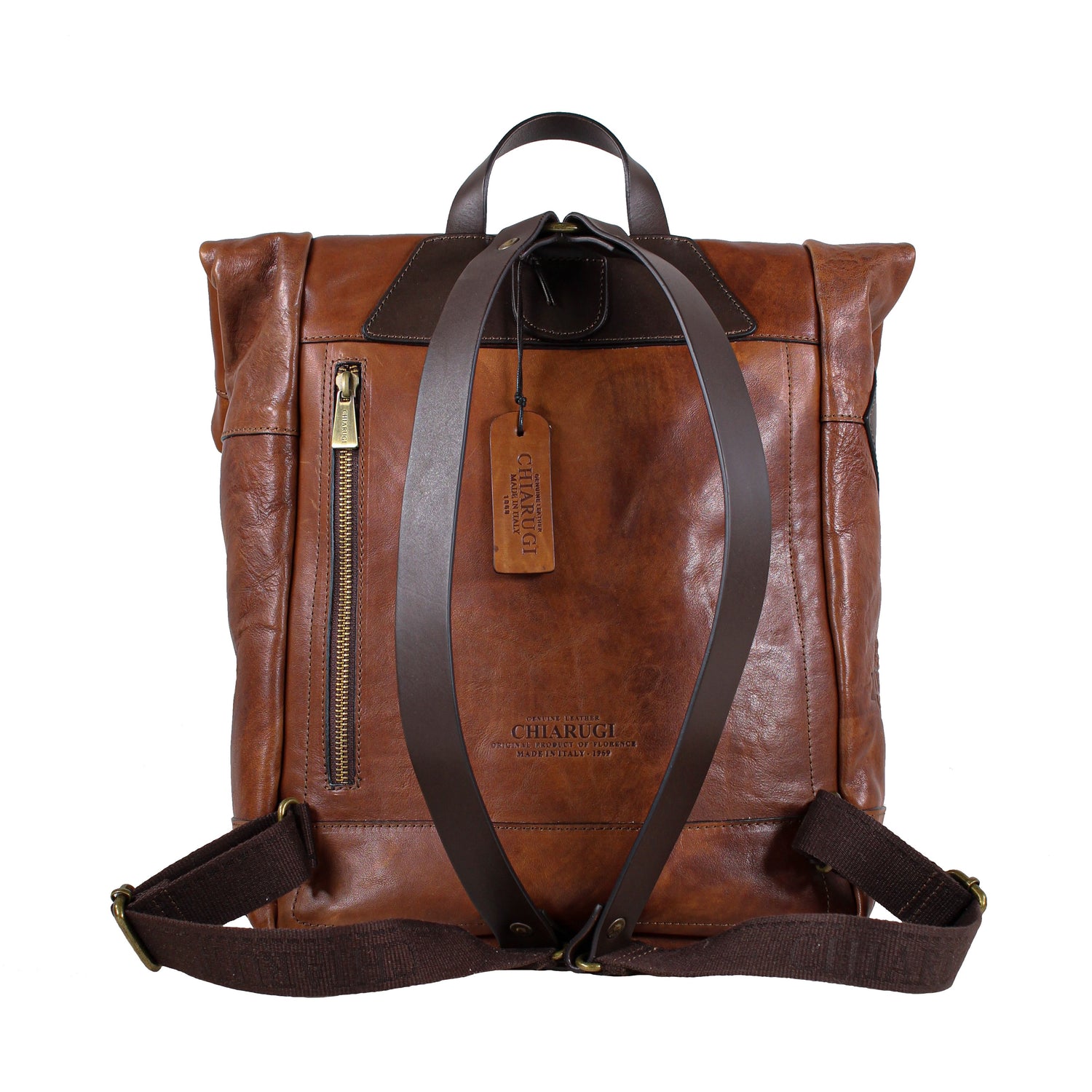 chiarugi leather backpack Chiarugi Laptop Backpack