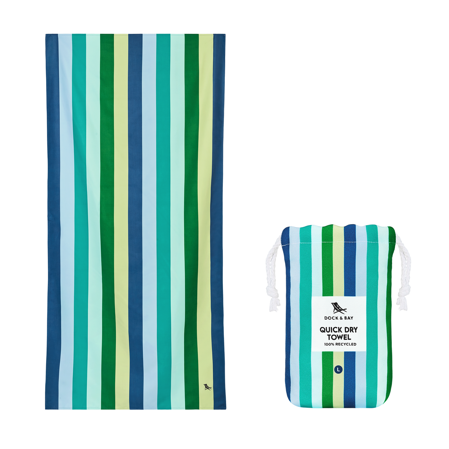 Dock &amp; Bay Quick Dry Design Towels - Large