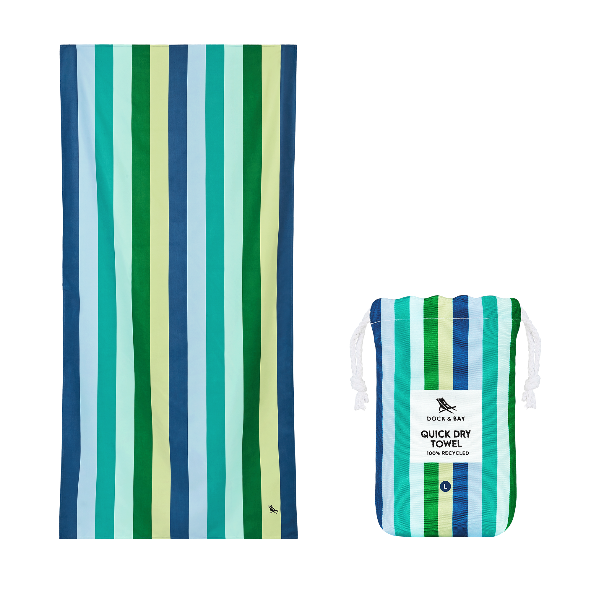 Dock &amp; Bay Quick Dry Design Towels - Large