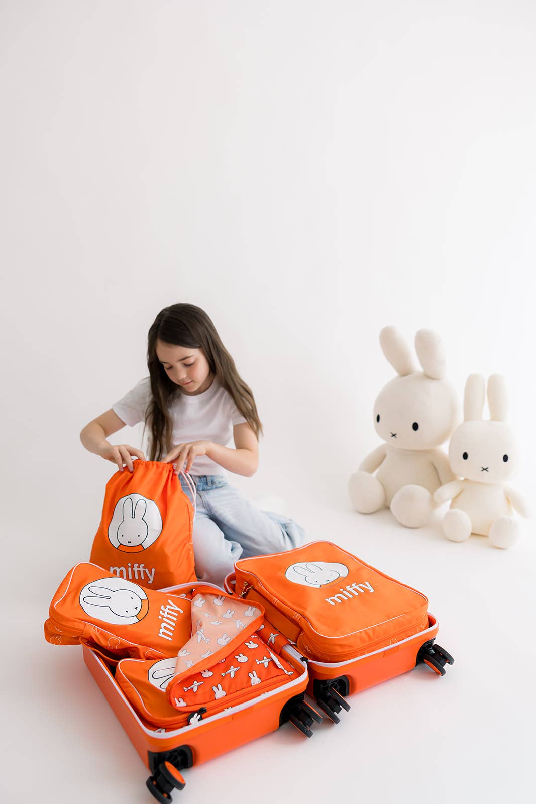Miffy Orange Packing Cubes 4pc Set