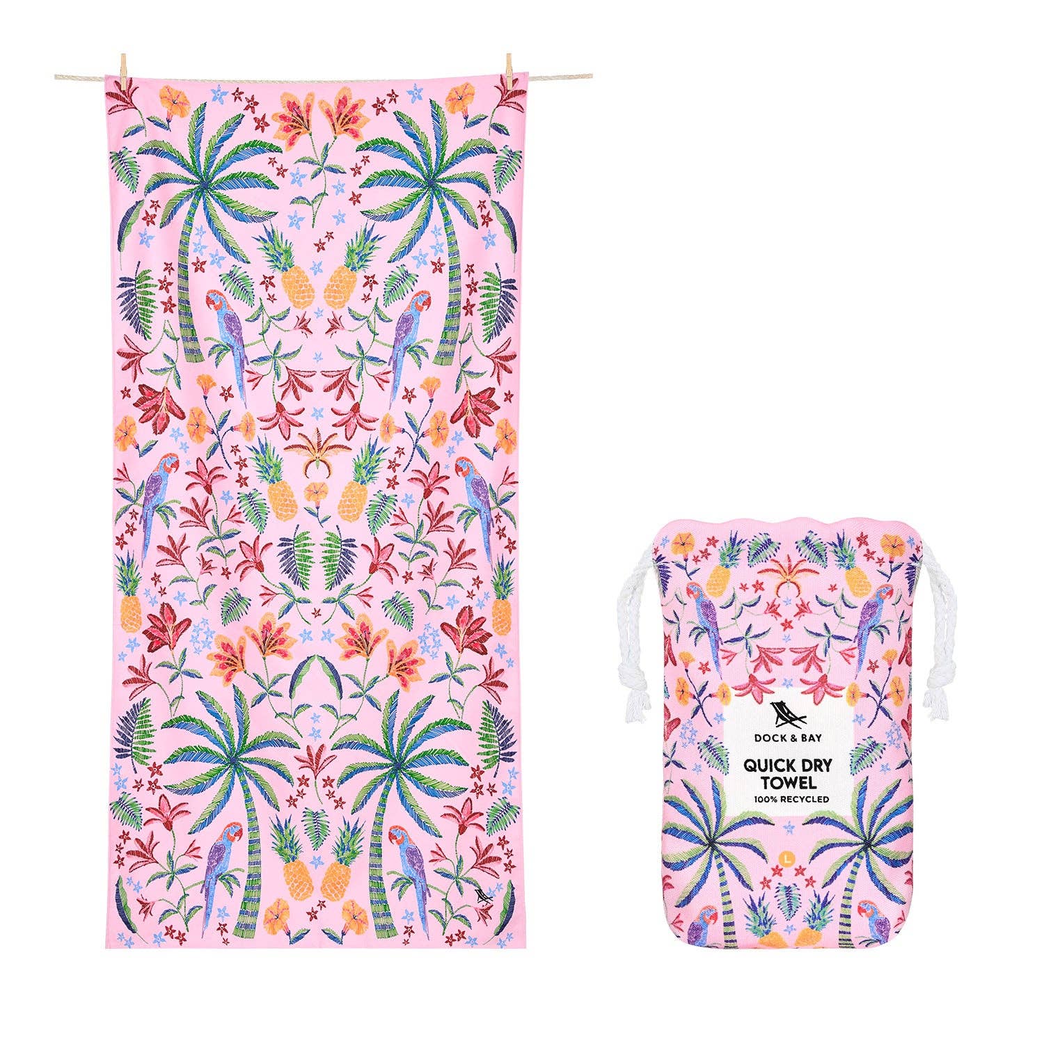 Dock &amp; Bay Quick Dry Design Towels - Large