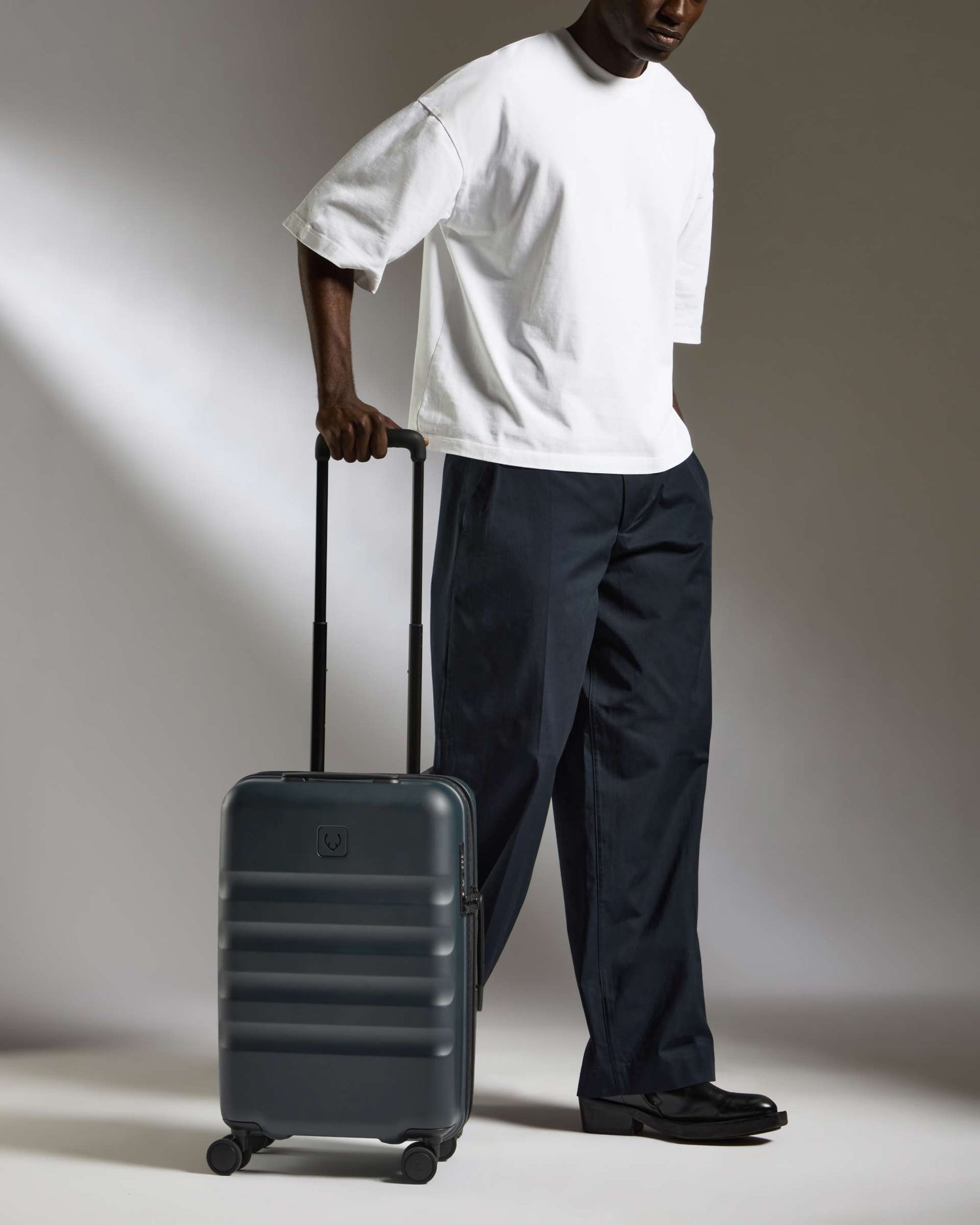 Antler Icon Stripe Exp Cabin Suitcase - 55cm