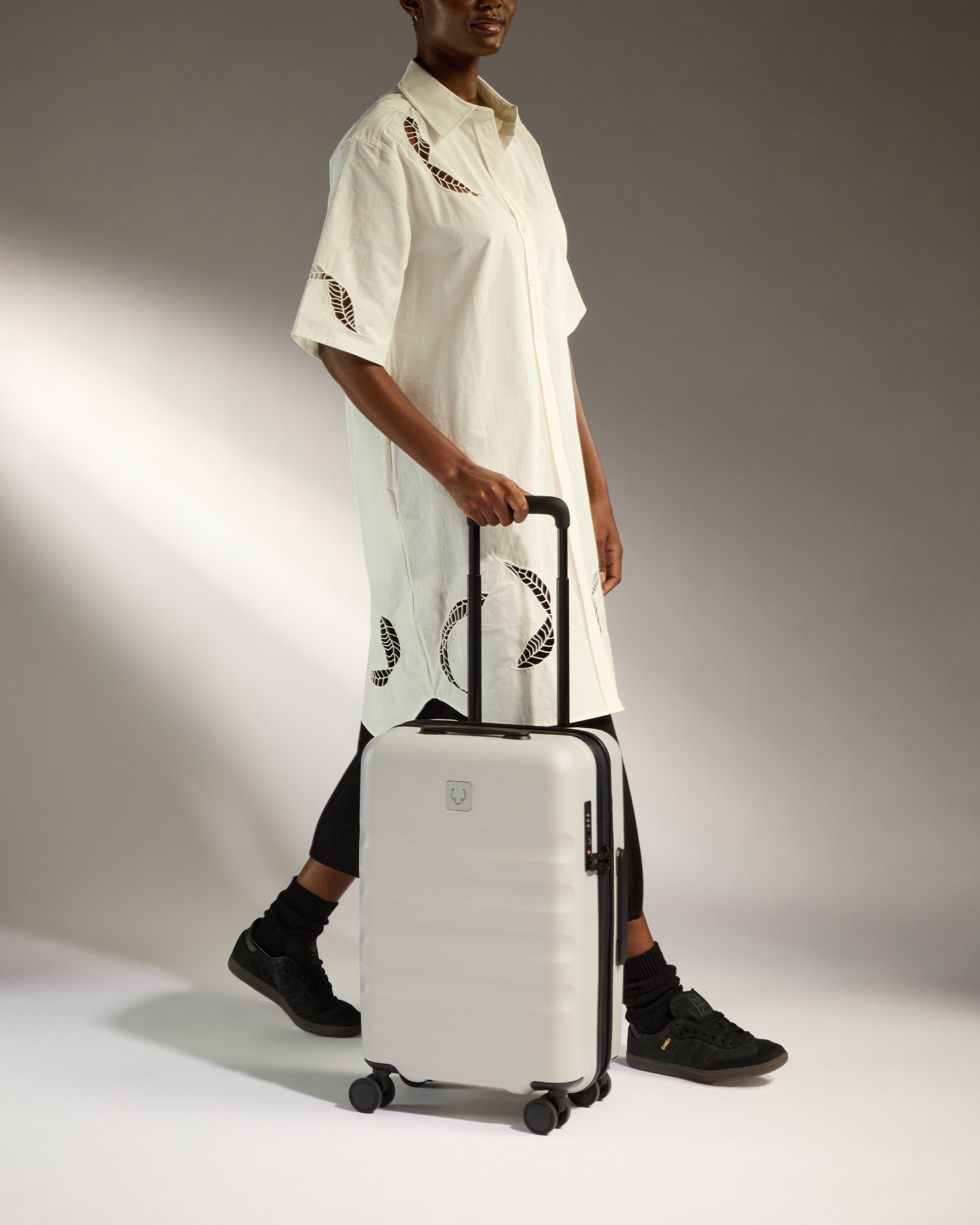 Antler Icon Stripe Exp Cabin Suitcase - 55cm
