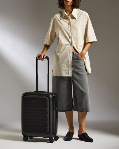 Antler Icon Stripe Cabin with Pocket Suitcase - 55cm