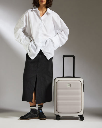 Antler Icon Stripe Cabin with Pocket Suitcase - 55cm